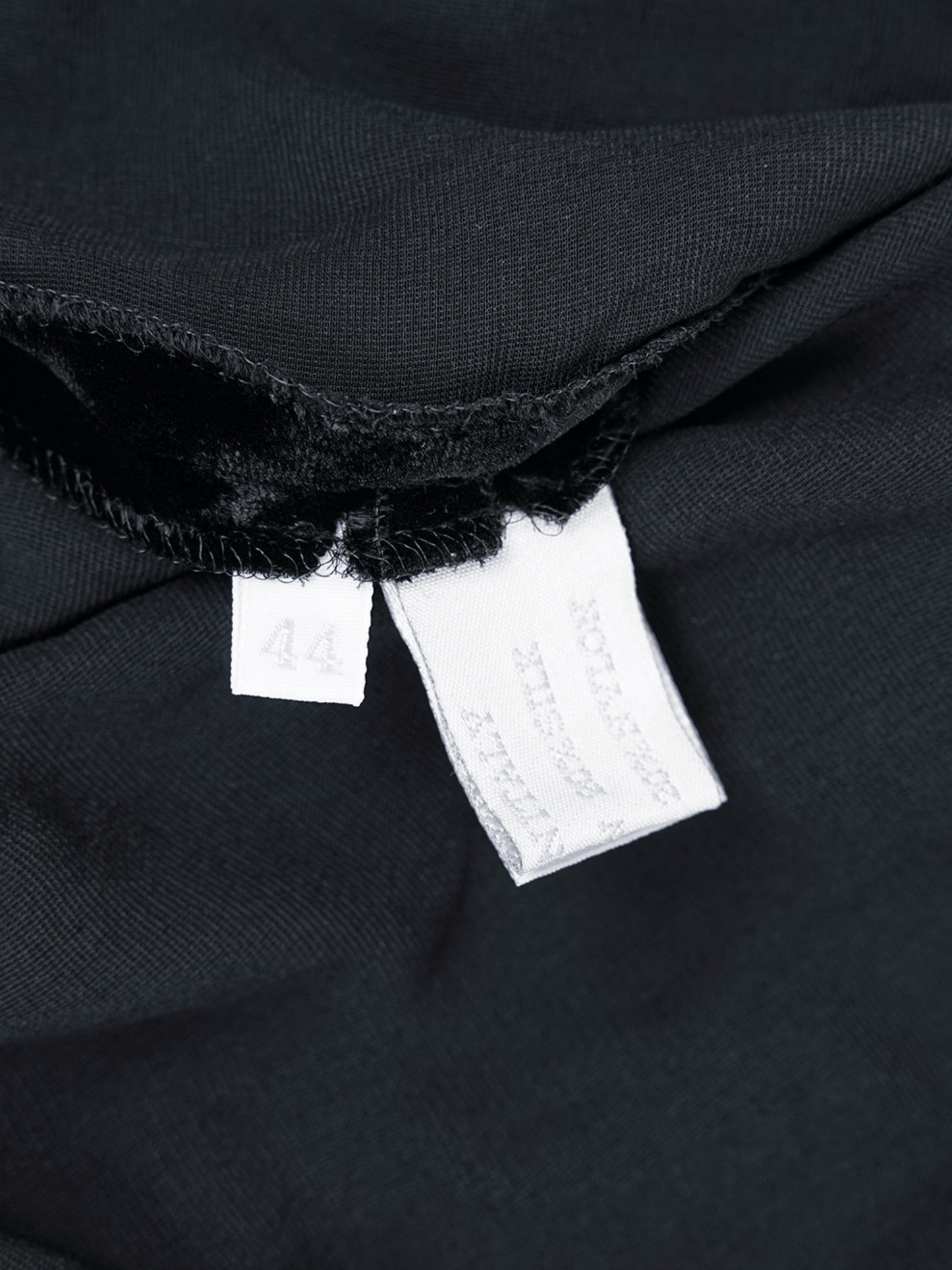 Miu Miu FW 1997 Black Velour Mini Dress