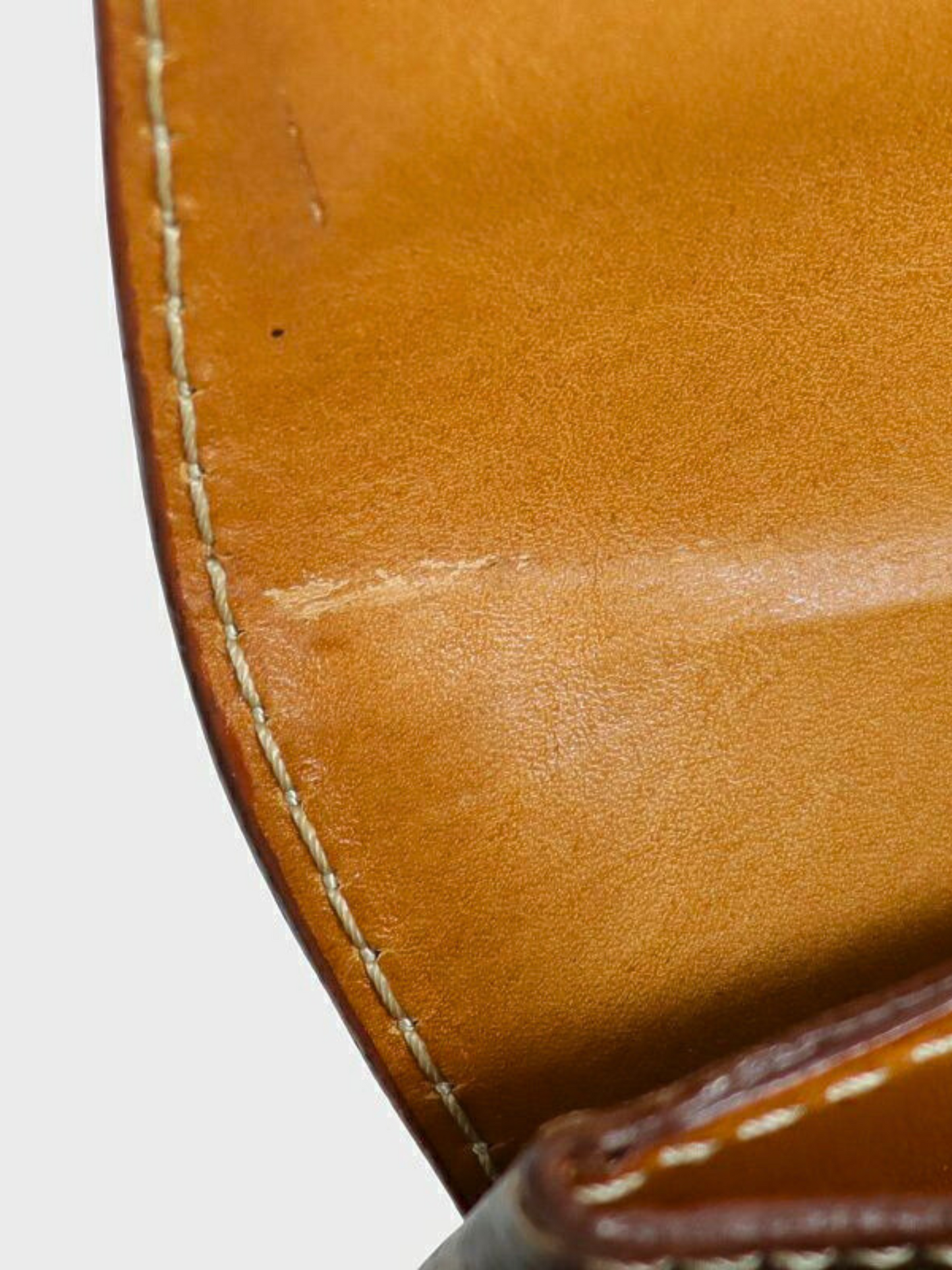 Celine 2000s Brown Macadam Turn Lock Handbag