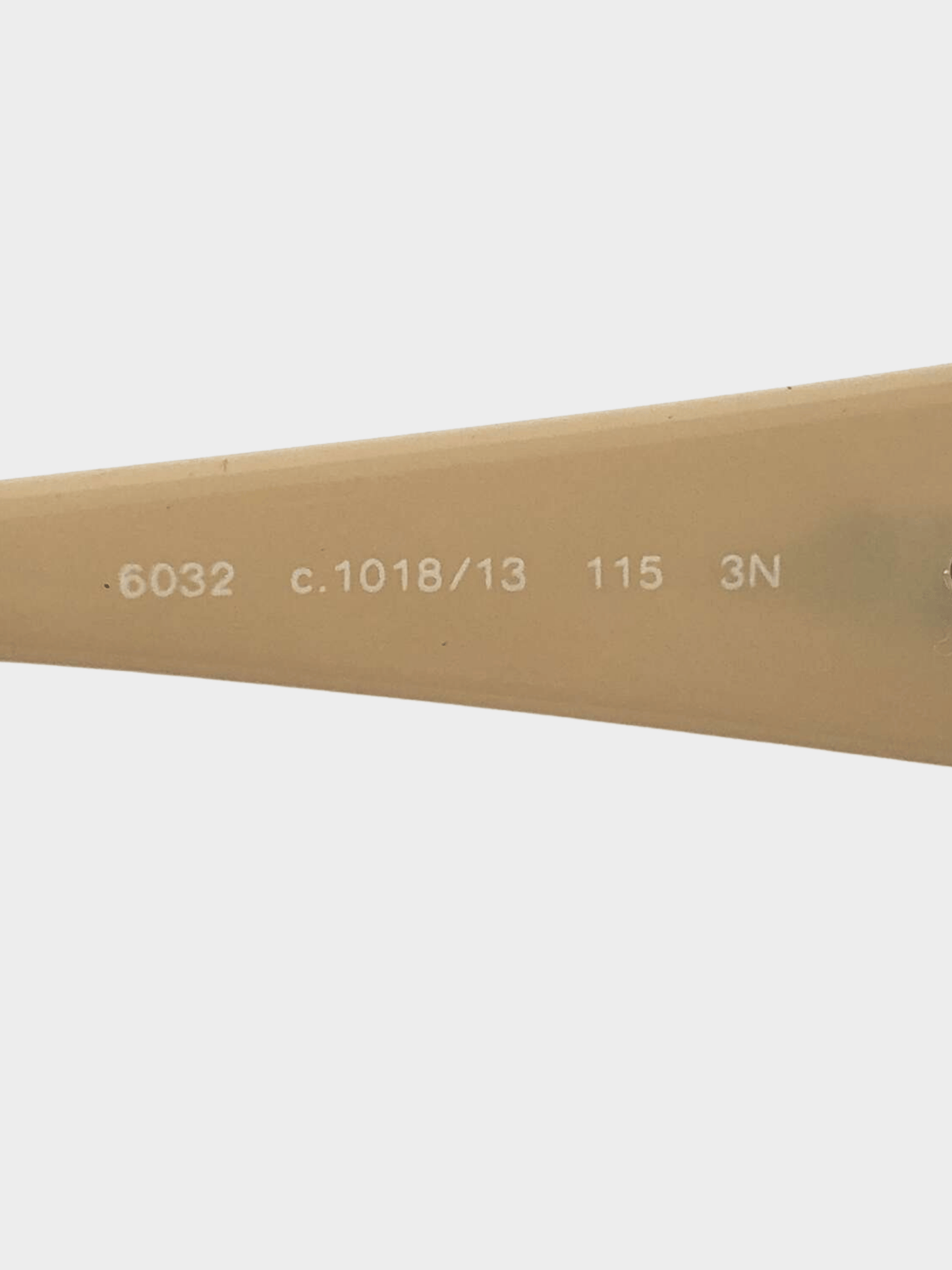Chanel 2000s Beige Camellia Flower Oversized Sunglasses