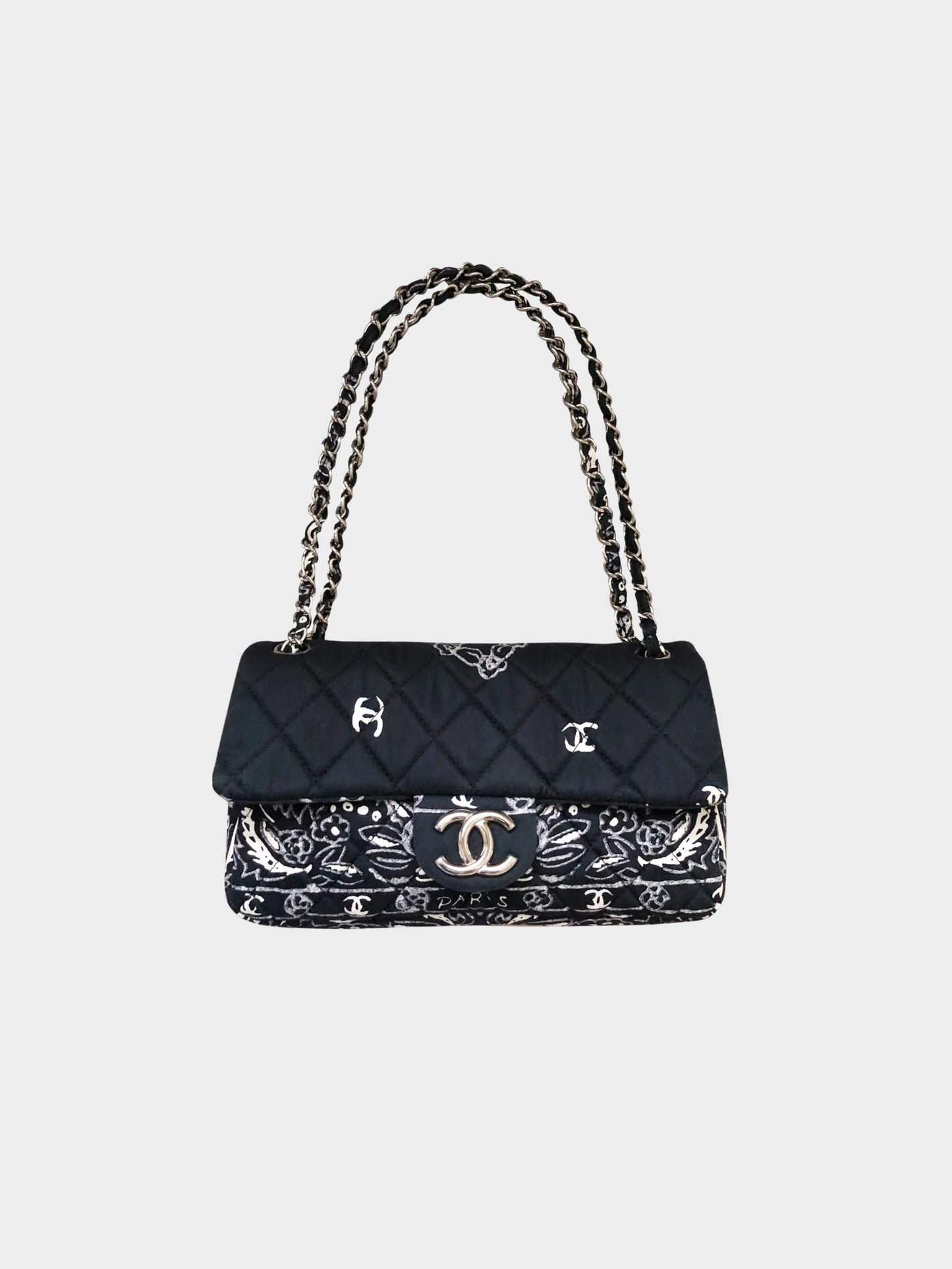 Chanel 2014 FW Camelia Bandana Flap