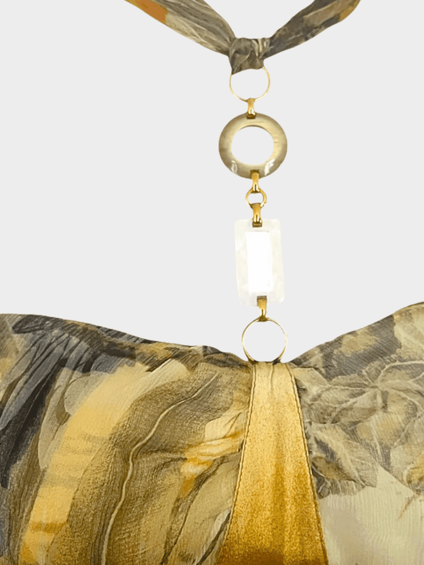 Roberto Cavalli SS 2008 Jungle Print Silk Halterneck Dress