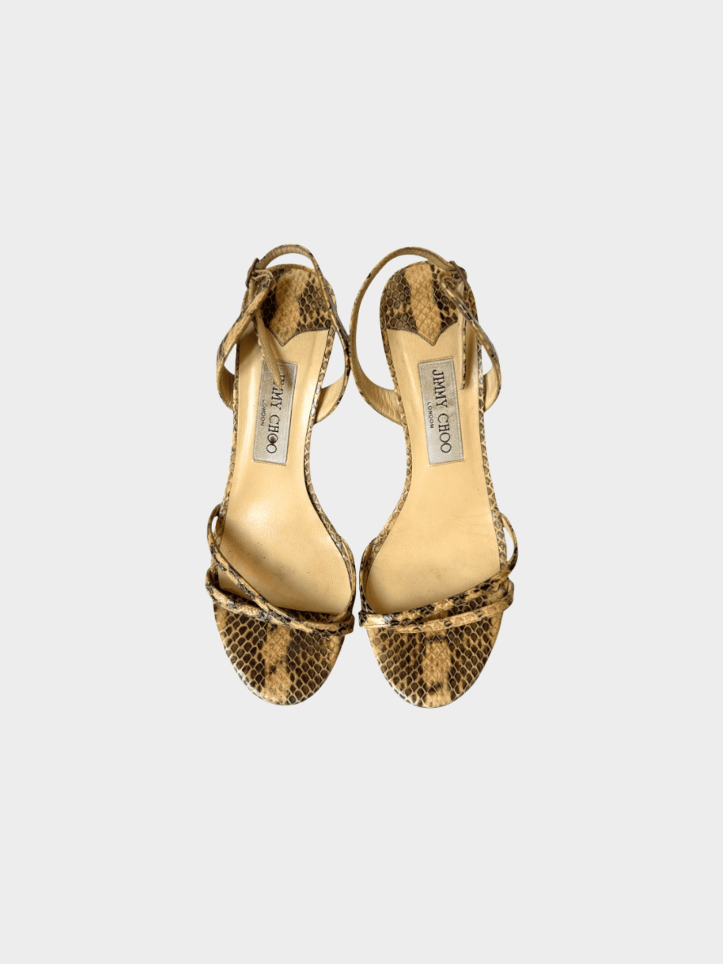 Jimmy Choo 2000s Python Sandal Heels