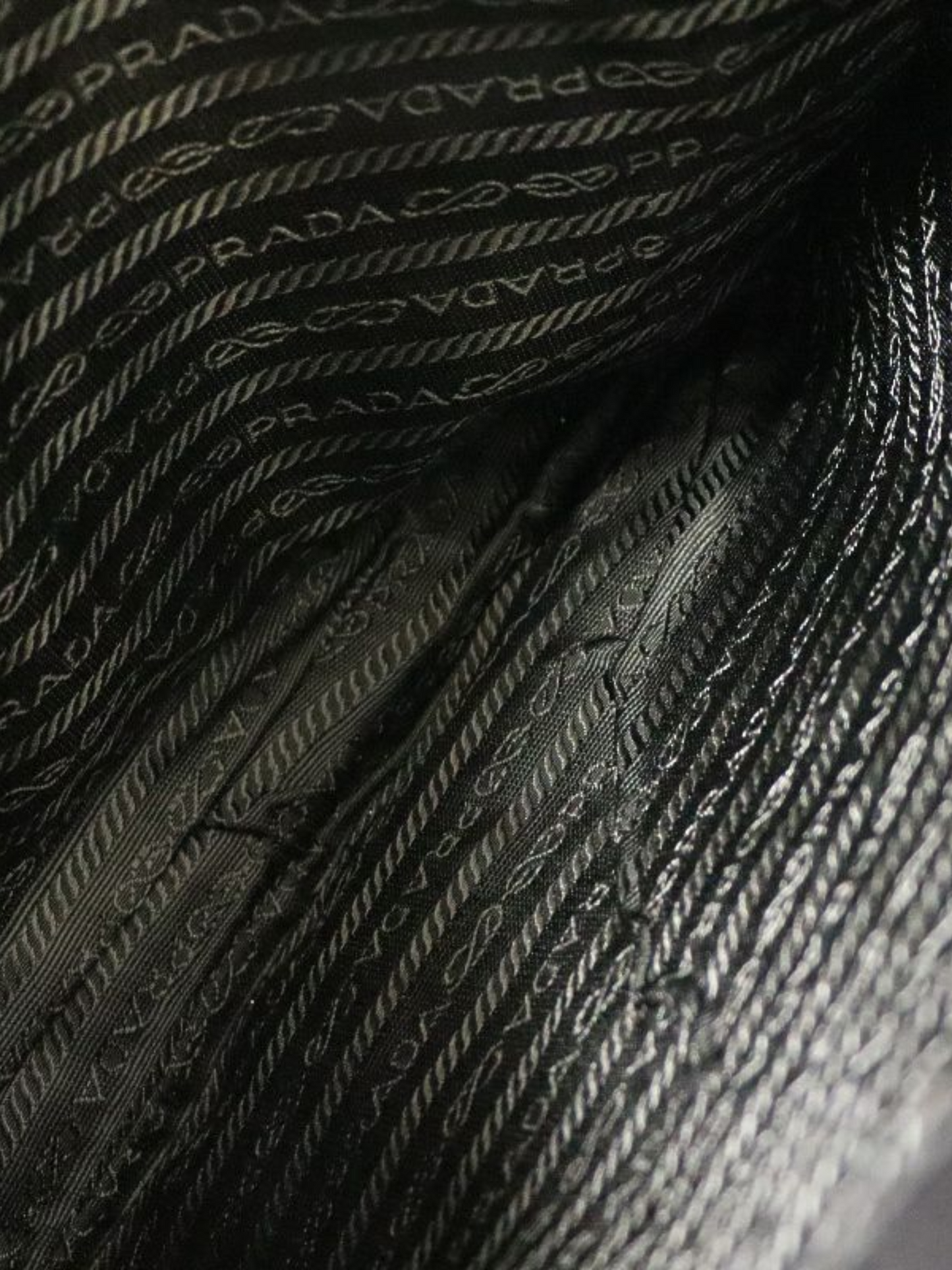 Prada 2000s Black Leather Grommet Tote Bag