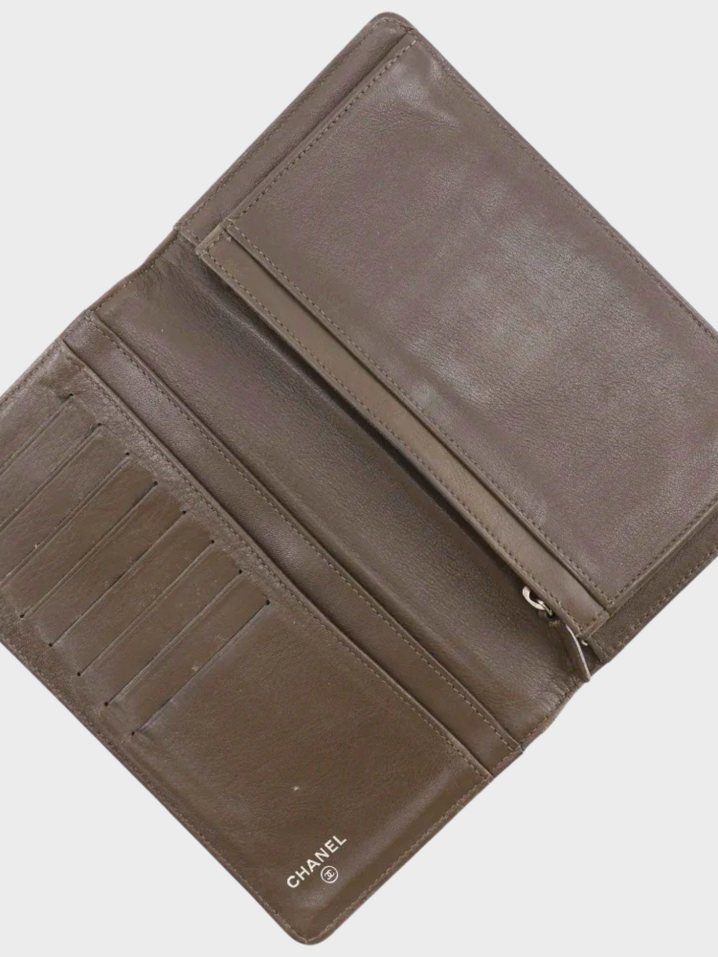 Chanel 2006 Bronze Coco Mark Long Wallet
