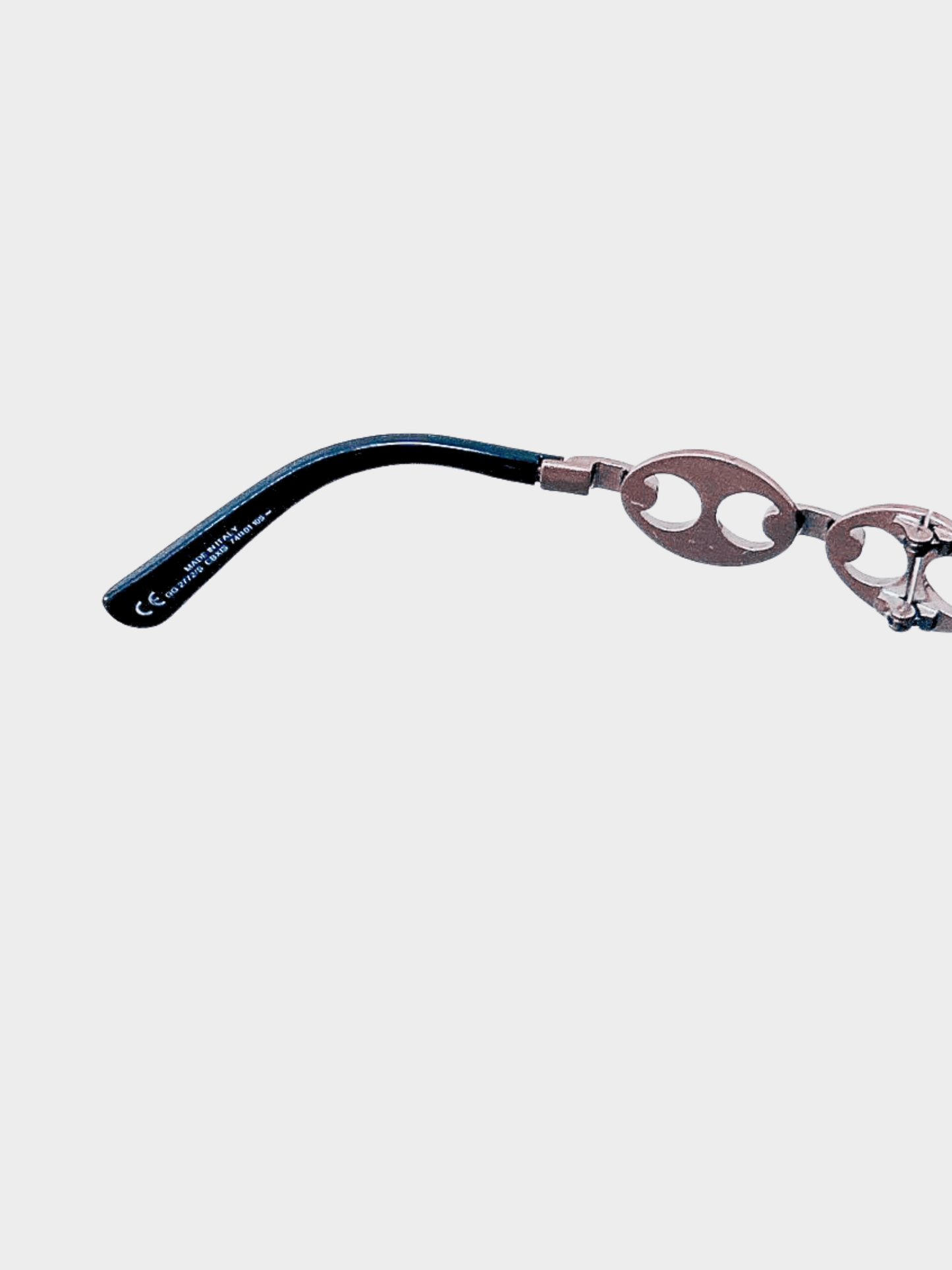 Gucci 2000s Brown Rimless Gradient Sunglasses