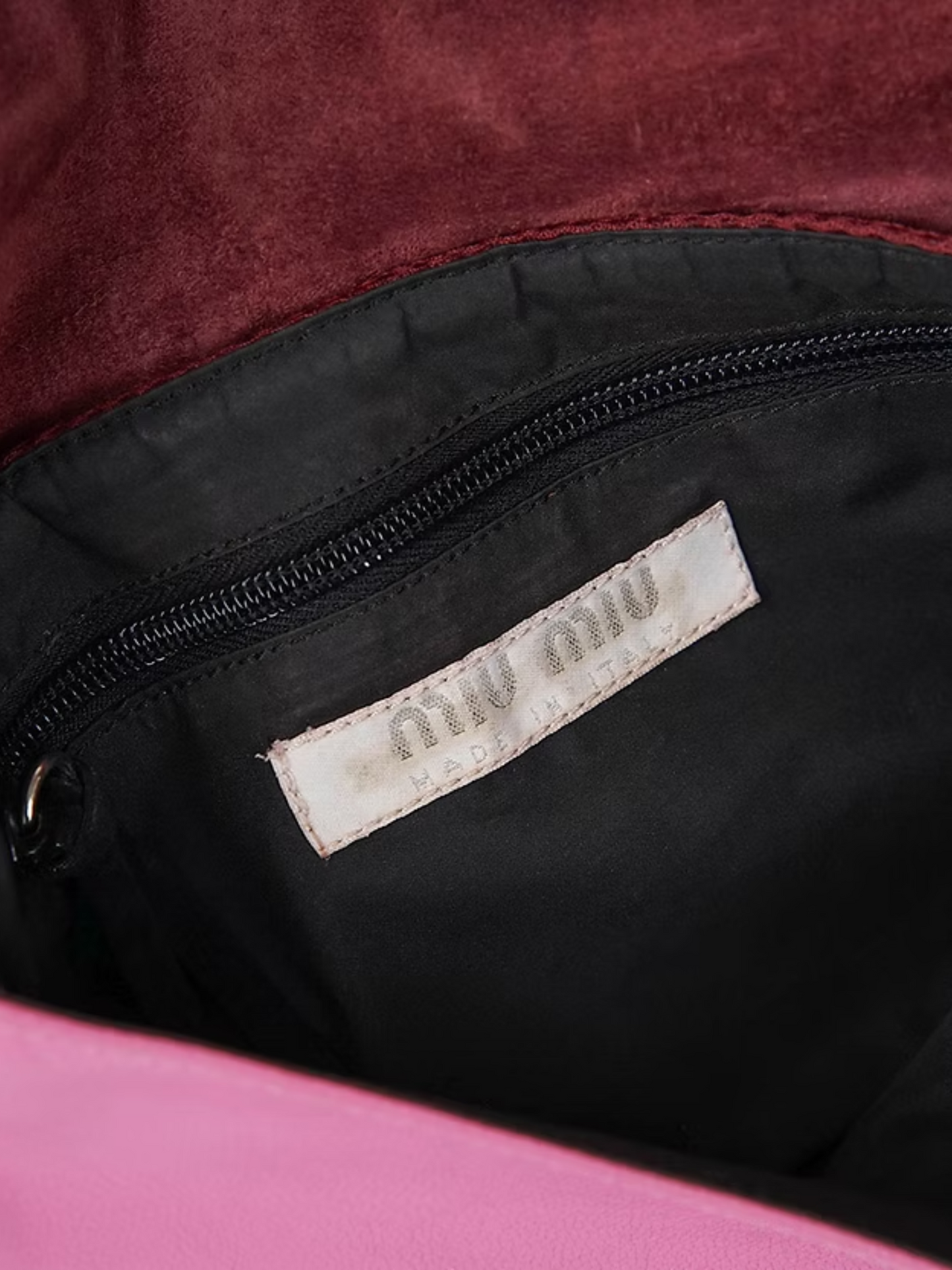 Miu Miu SS 2000 Pink Leather Bag