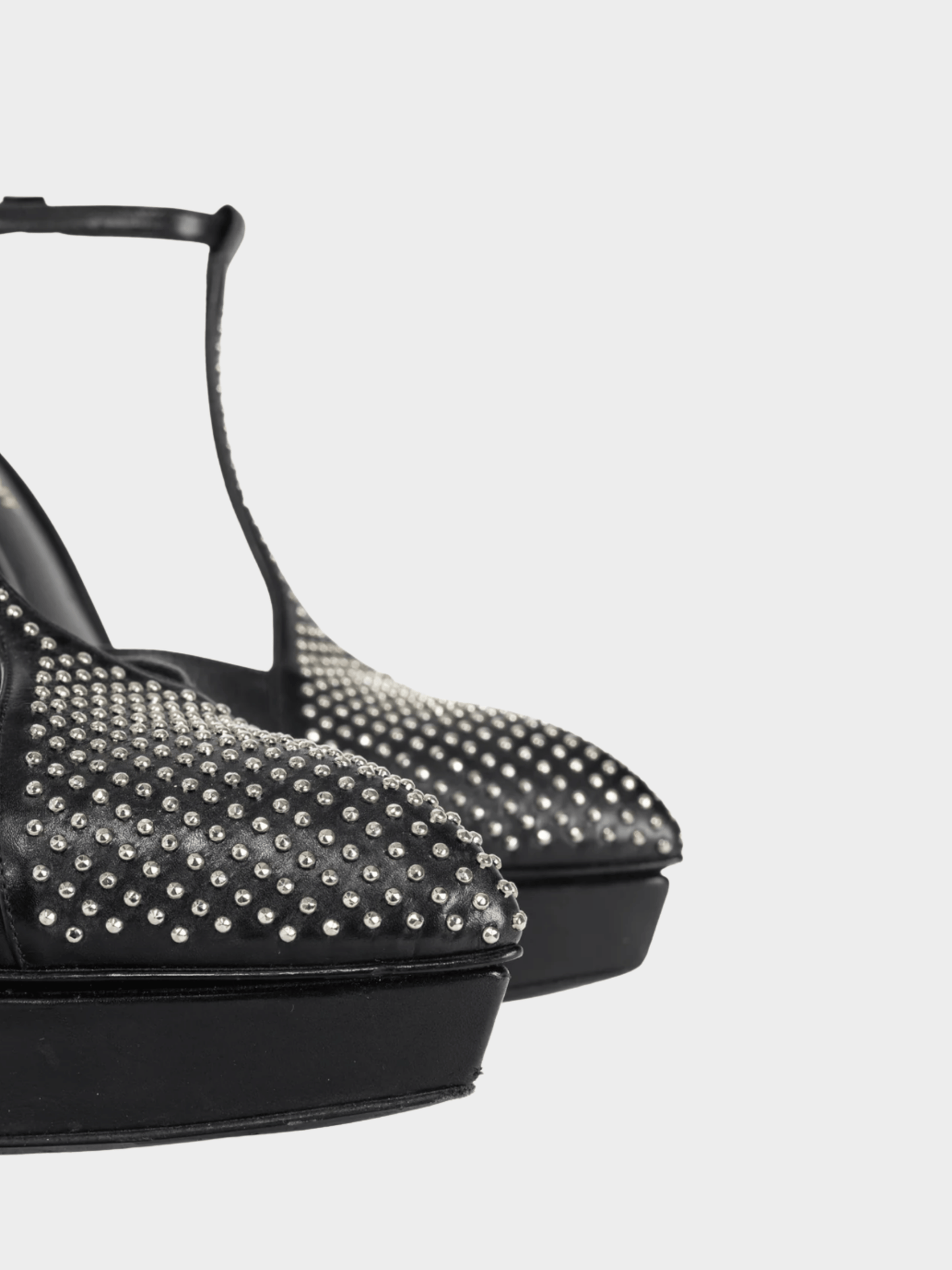 Lanvin AW 2012 "Les 10 Ans" Black Satin Embellished-Bow Platform Sandals