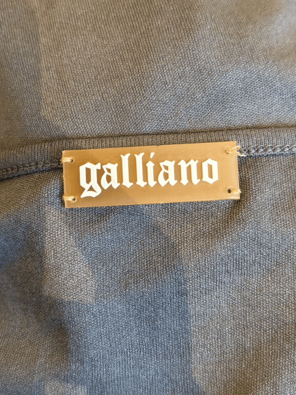 John Galliano 2000s Grey Slip Cami Dress