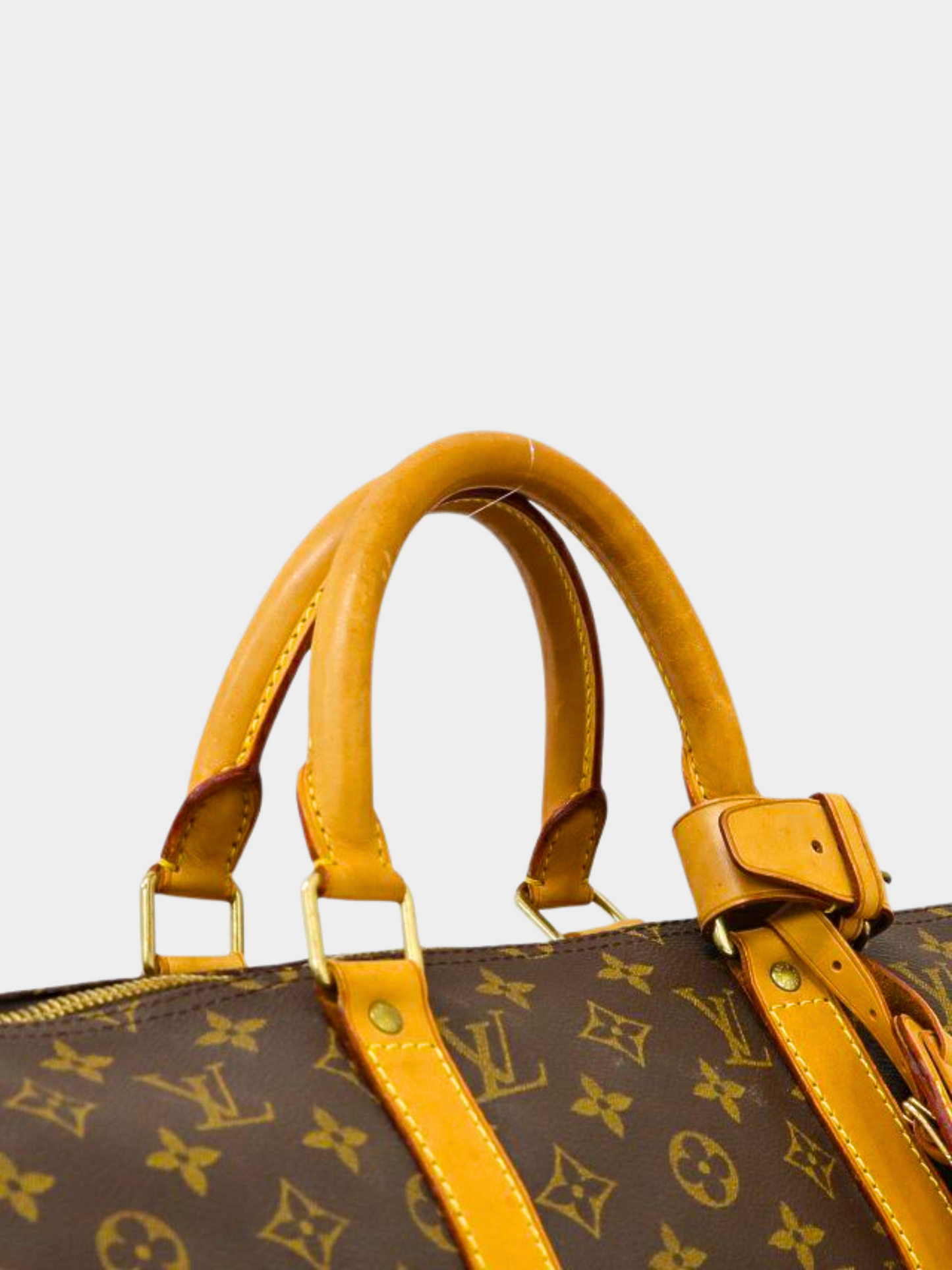 Louis Vuitton 1996 Brown Monogram Keepall 50 Travel Bag