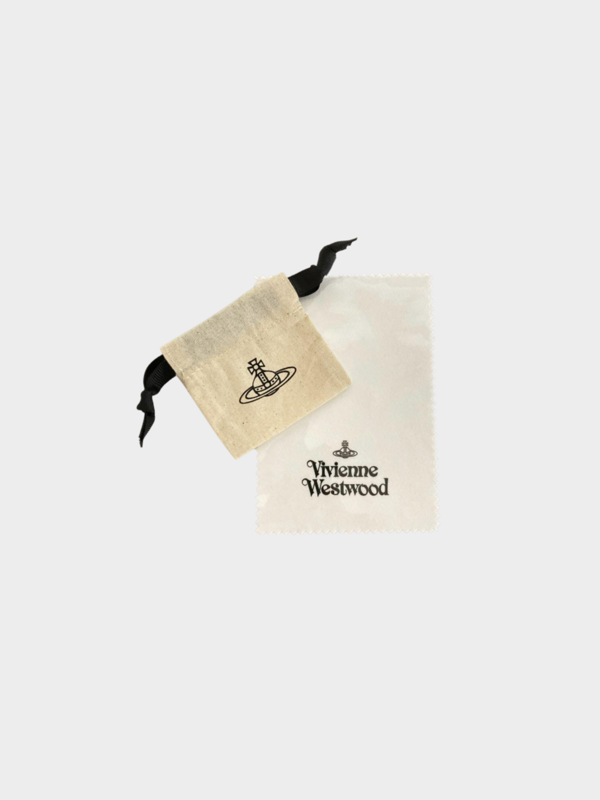 Vivienne Westwood 2010s White Heart Earring Studs