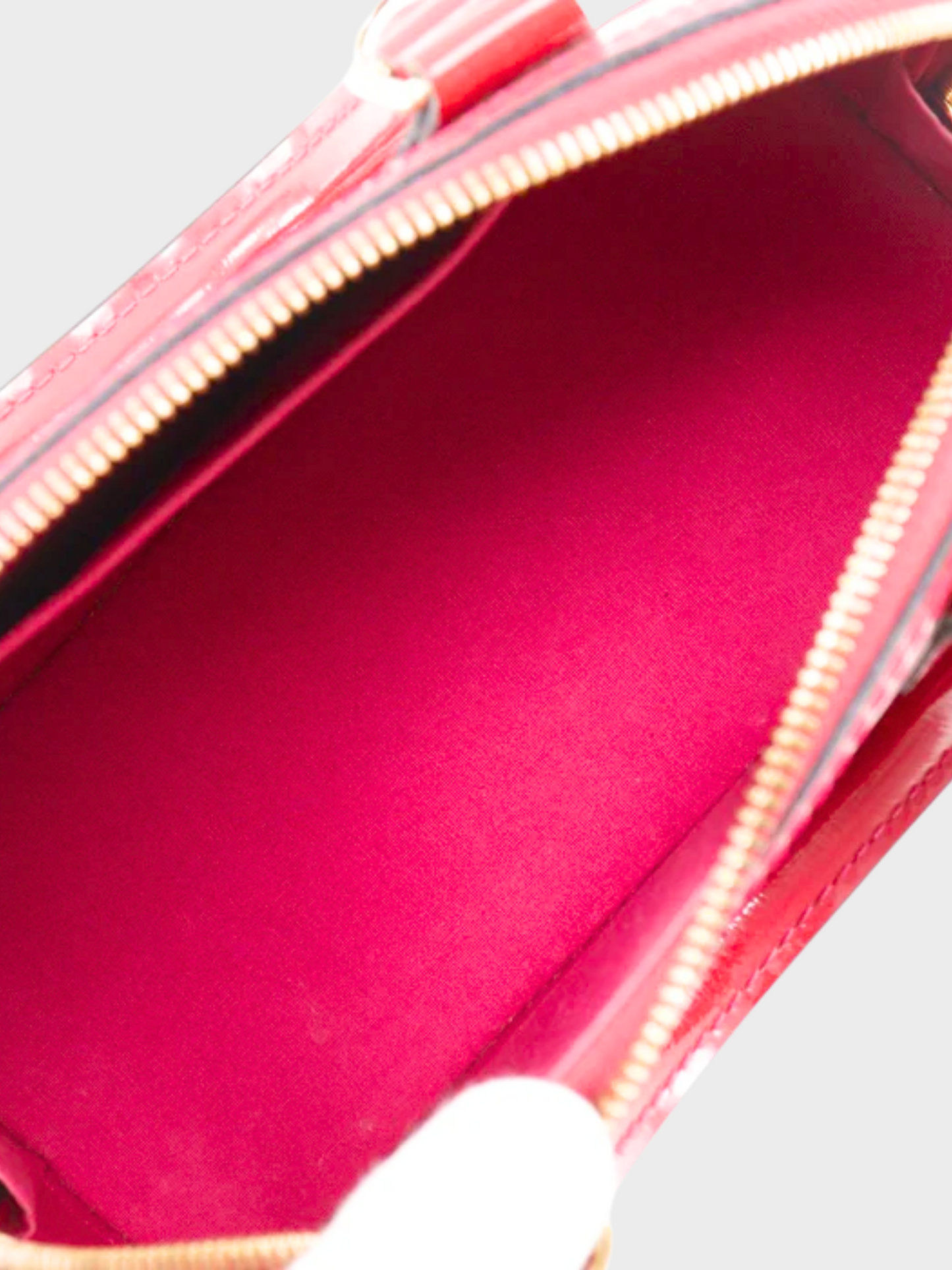 Louis Vuitton 2014 Red Alma Monogram Handbag