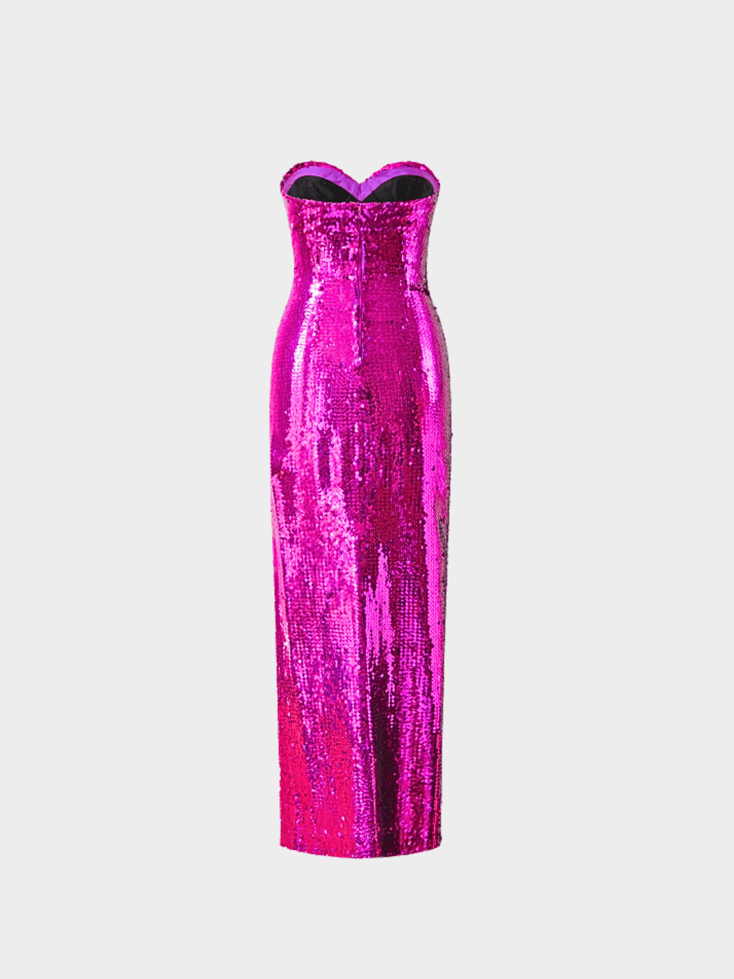 Loris Azzaro 1976 Fuschia Fully Beaded Gown