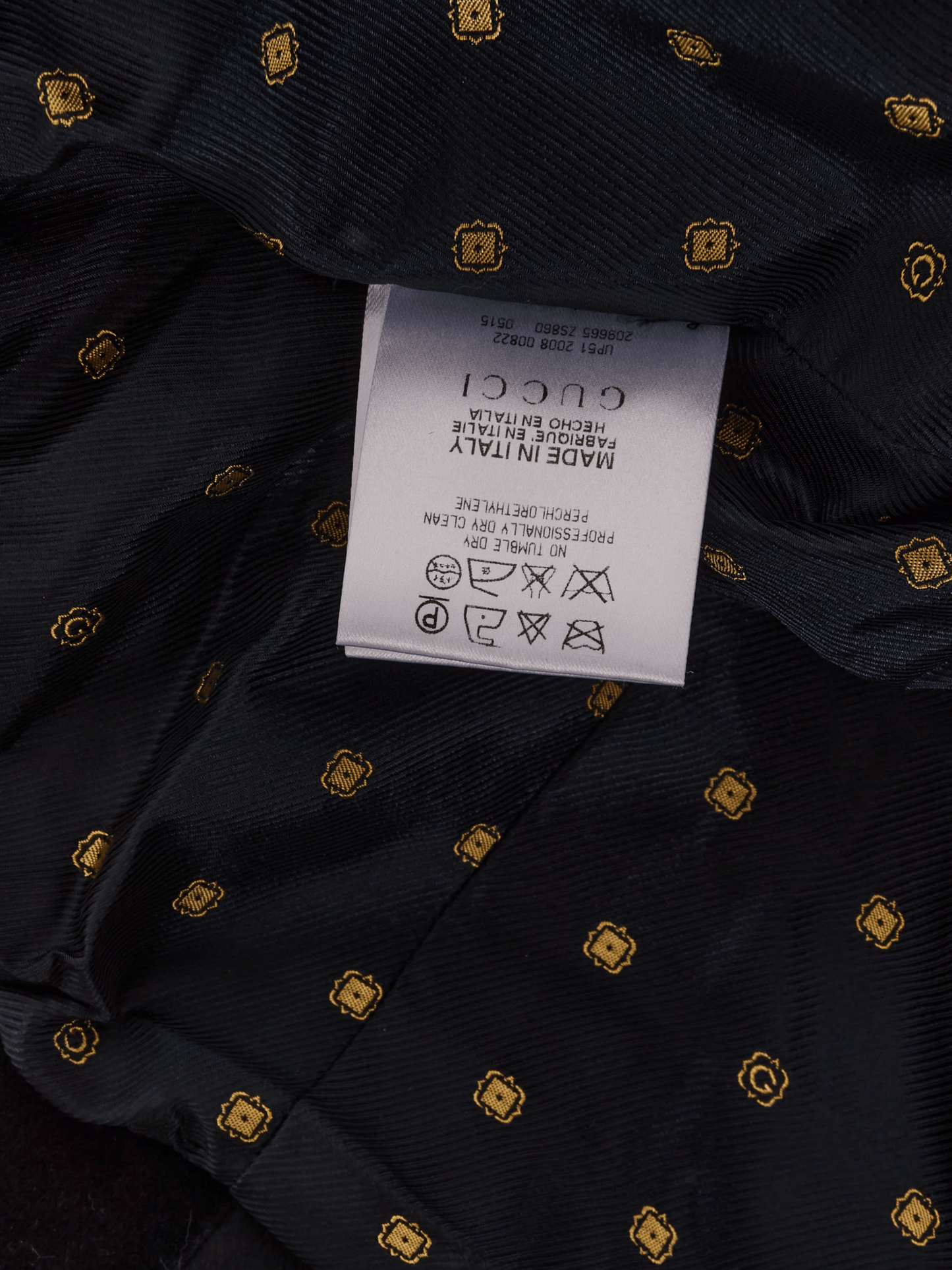 Gucci by Frida Giannini FW 2008 Black Fitted Jacket