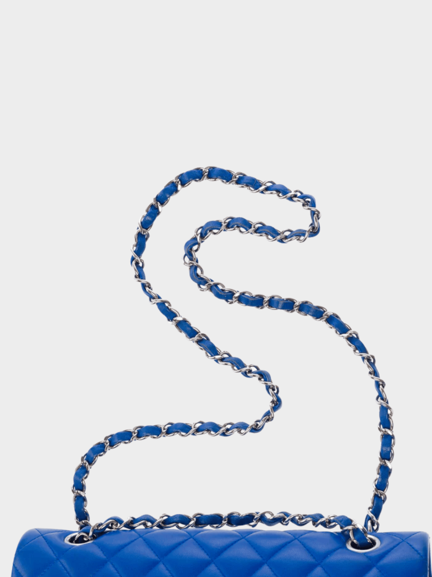 Chanel 2019 Timeless Medium Cobalt Blue Double-flap Bag