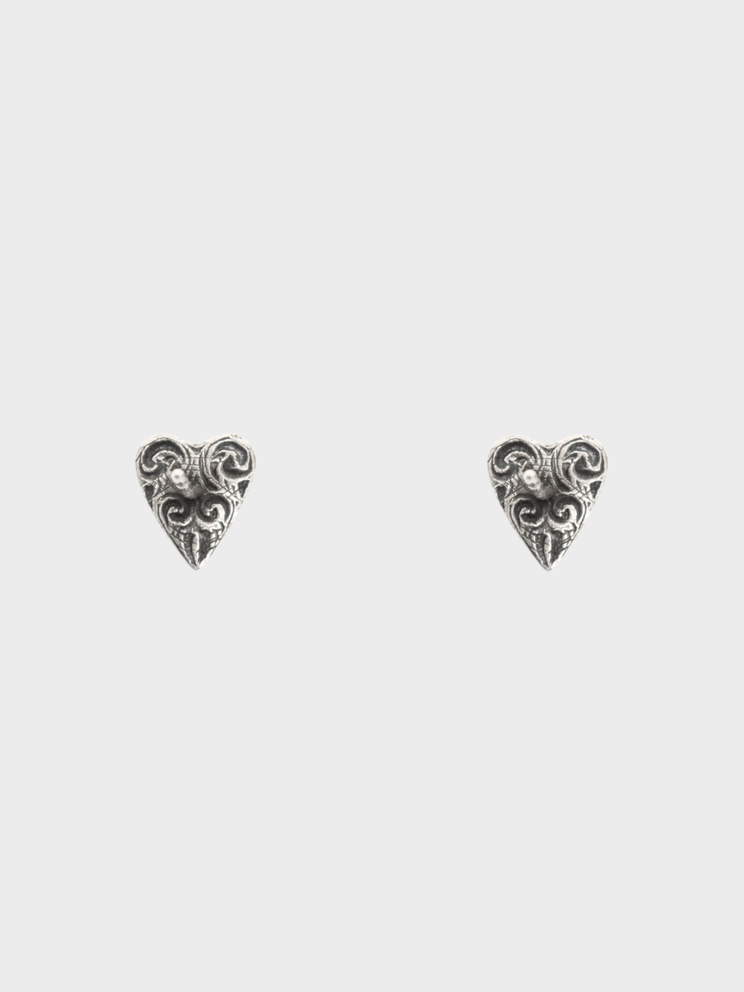 Gucci 2020s Heart Stud Earrings