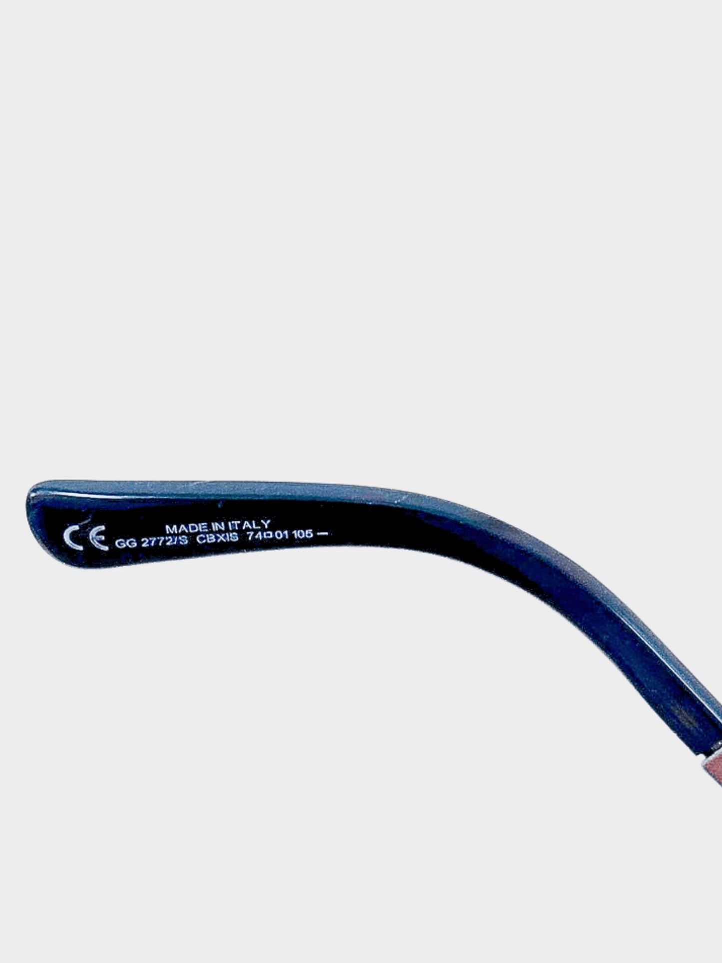 Gucci 2000s Brown Rimless Gradient Sunglasses