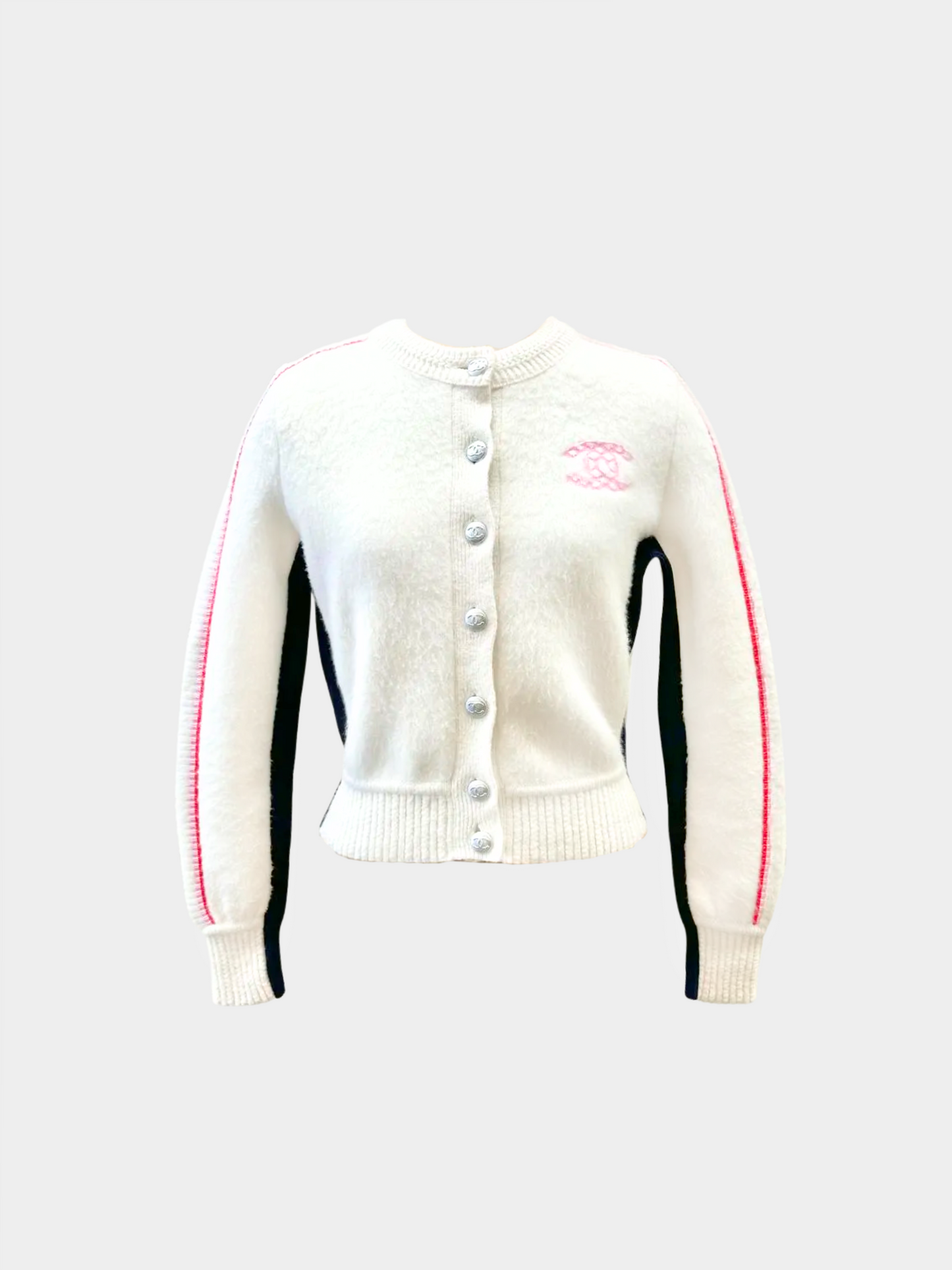 Chanel 2021 Cream Cashmere Sporty Cardigan