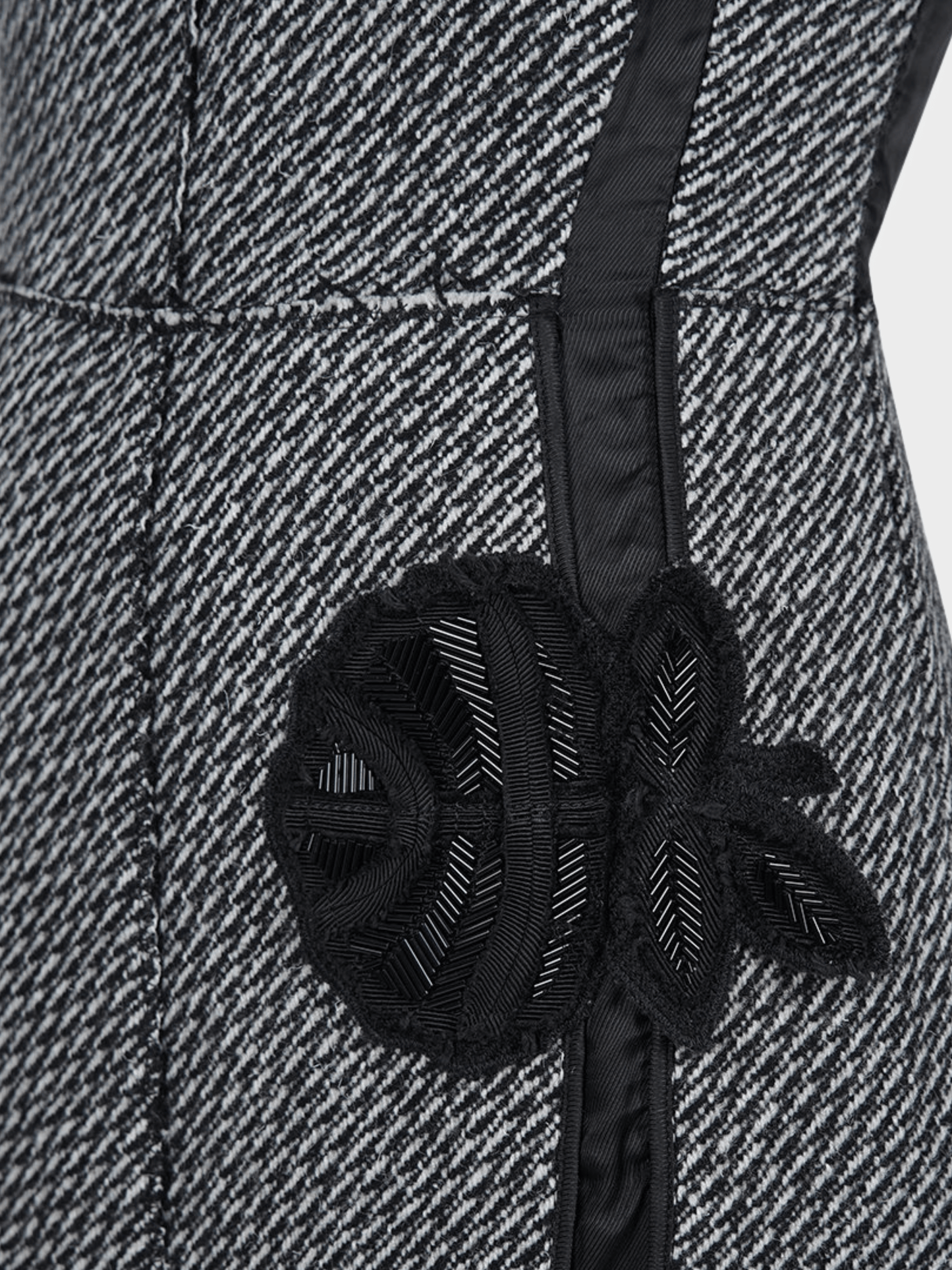 Prada FW 2003 Runway Tweed Wool Dress