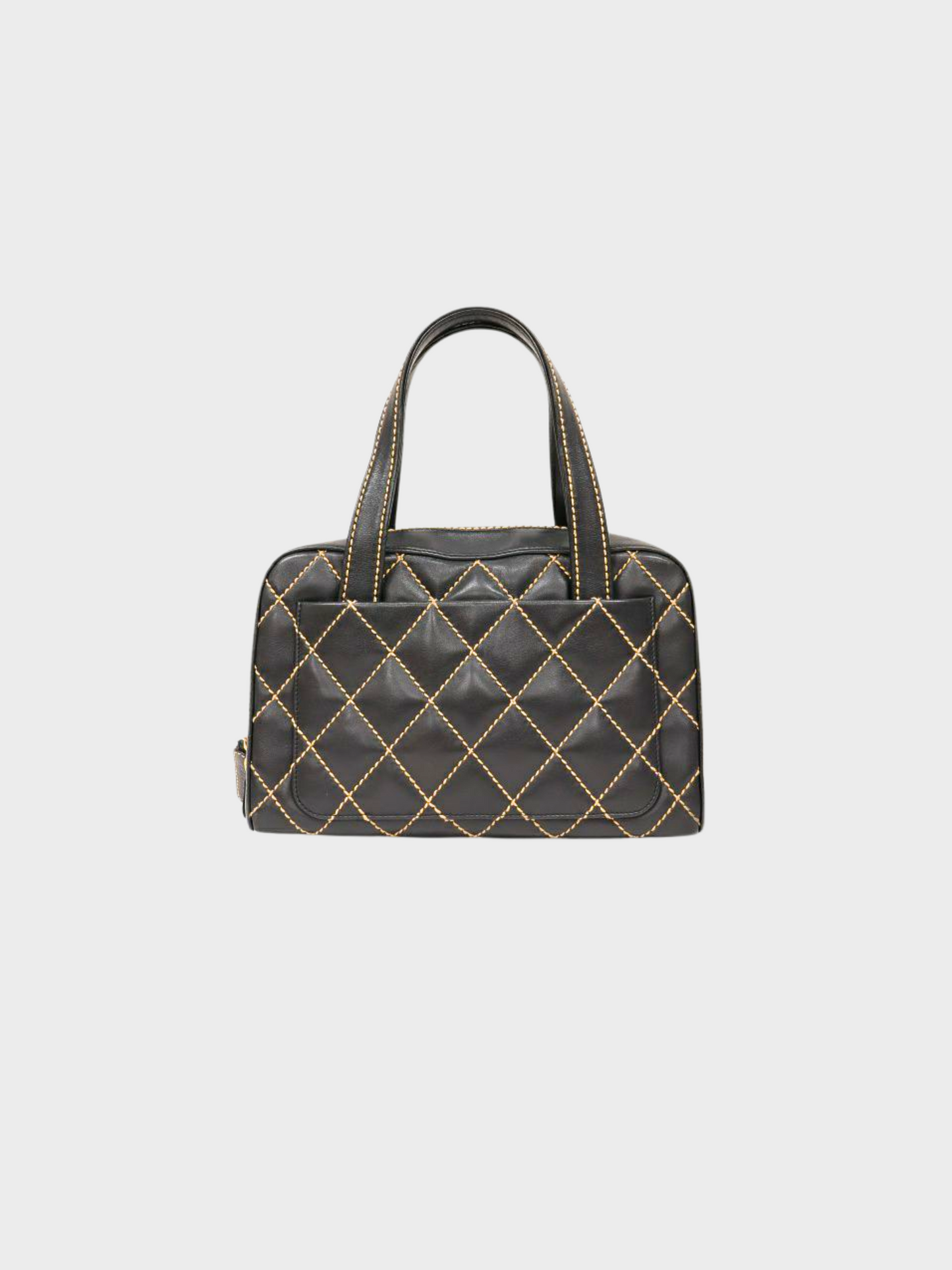 Chanel 2003 Black Wild Stitch Handbag