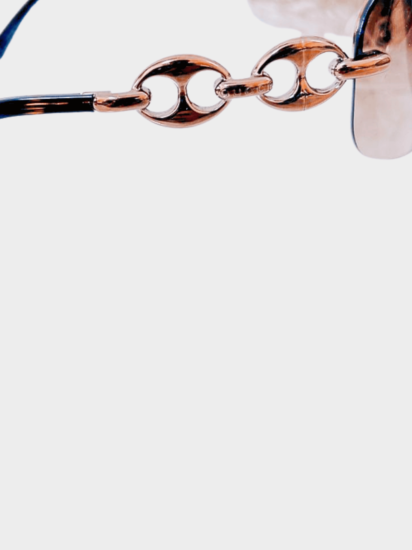 Gucci 2000s Brown Rimless Gradient Sunglasses