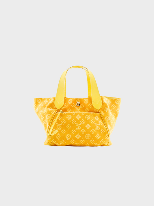 Louis Vuitton 2009 Yellow Monogram Canvas Caba Ipanema GM Tote Bag