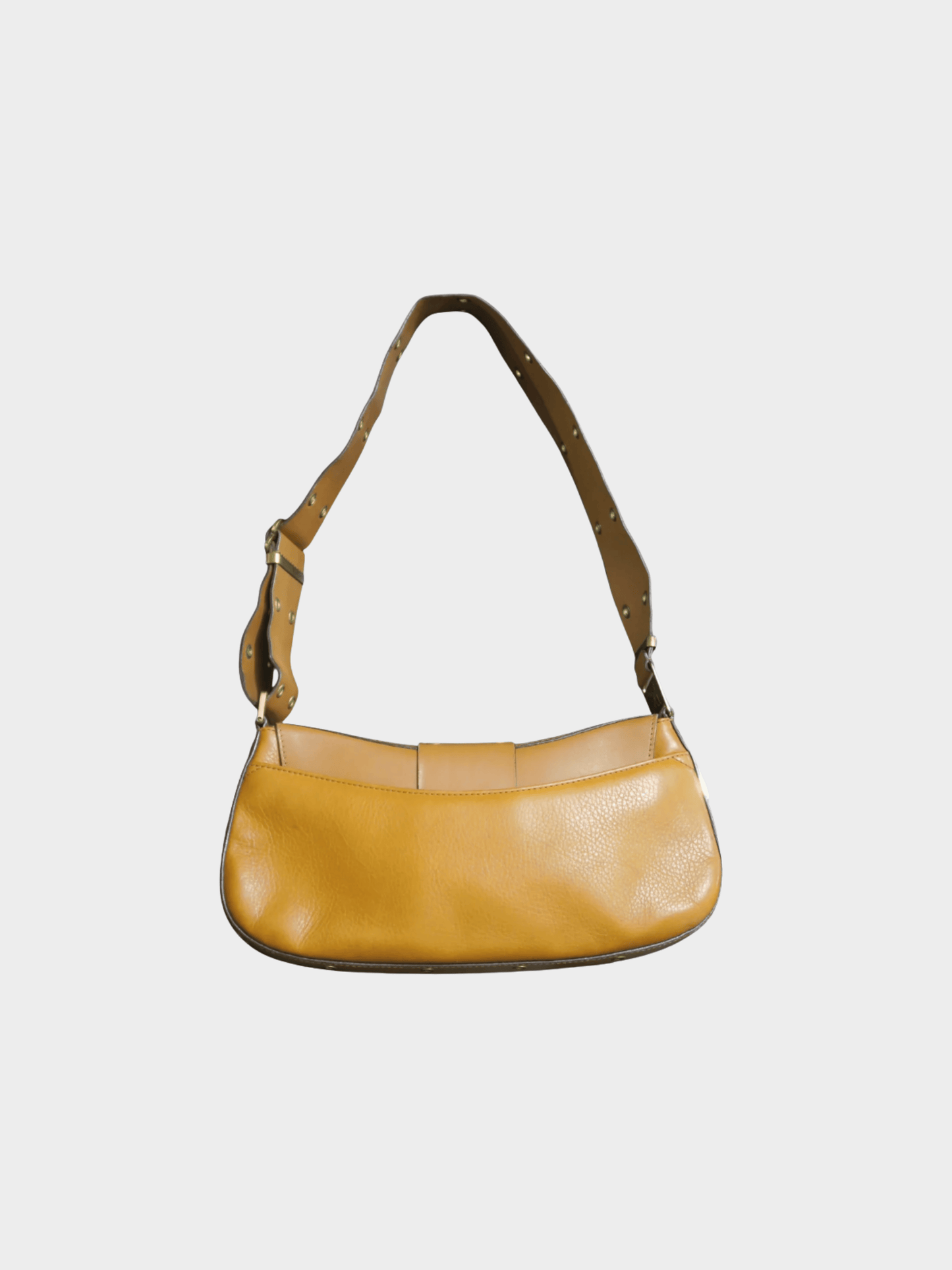 Christian Dior by John Galliano SS 2002 Brown Columbus Street Chic Shoulder Bag