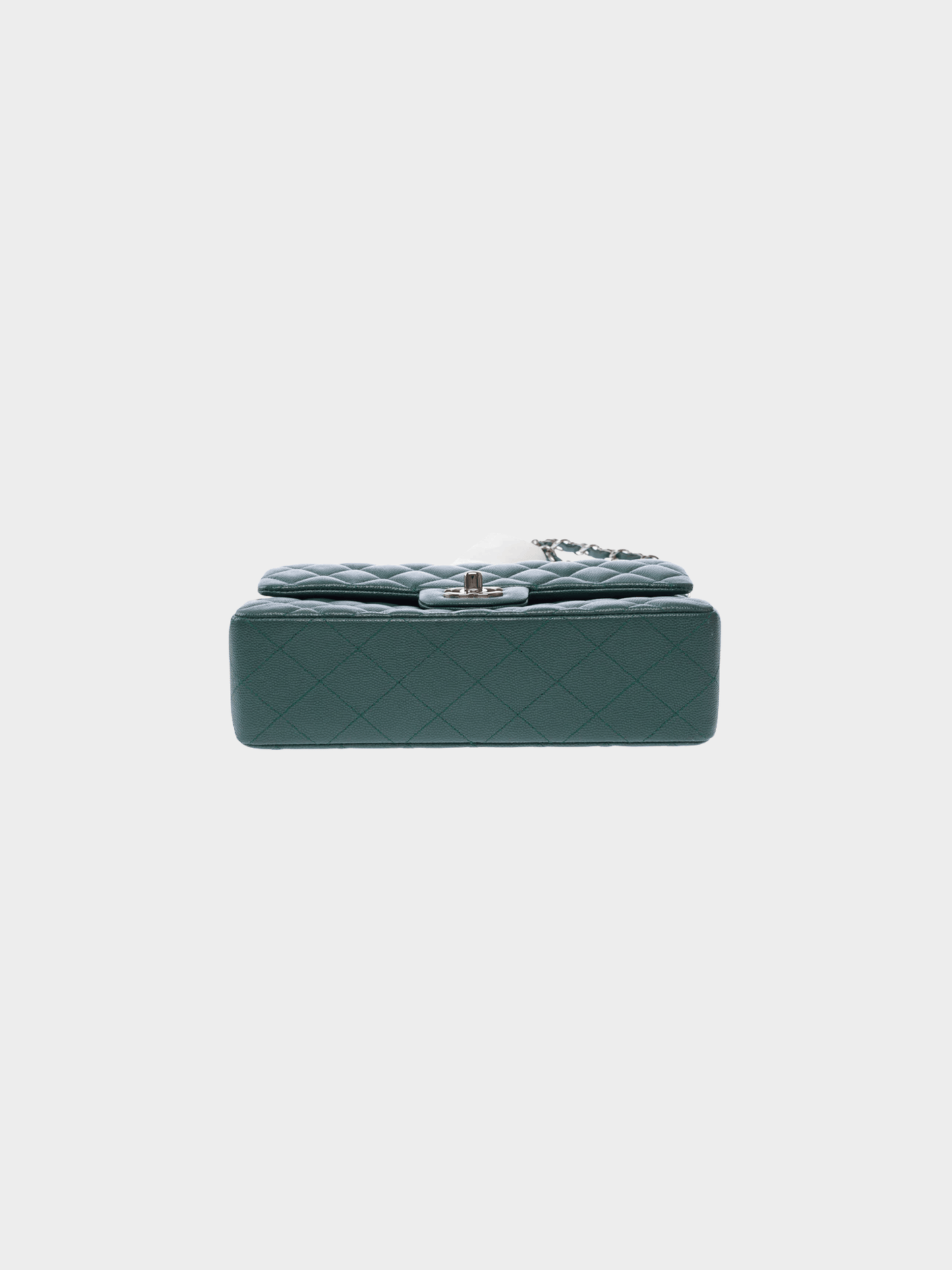 Chanel 2018 Dark Turquoise Classic Flap Bag