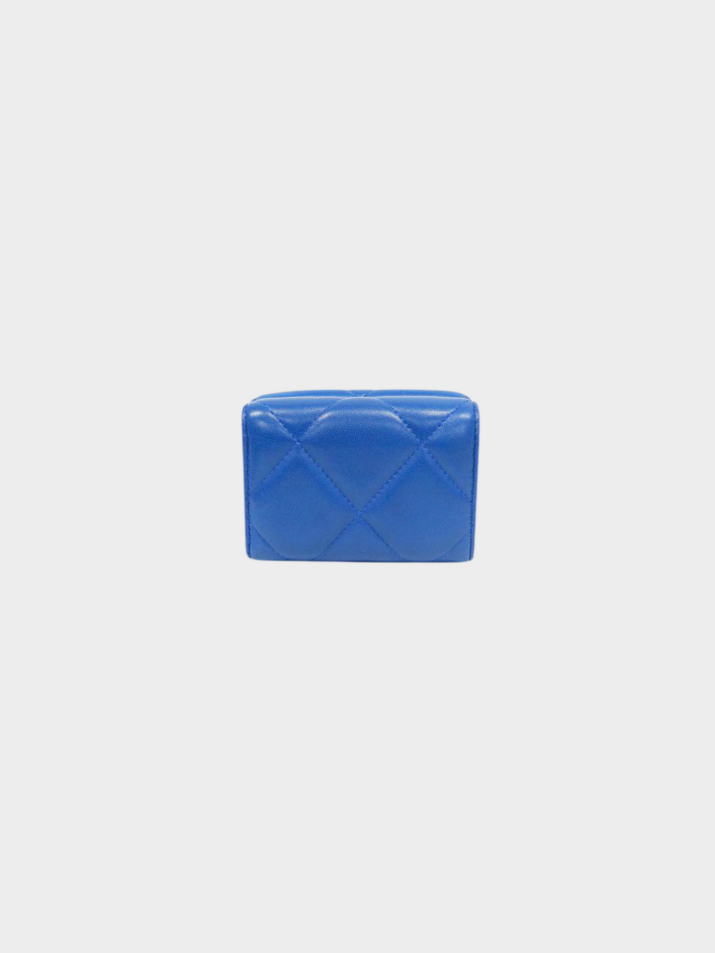 Chanel 2021 Blue CC Wallet