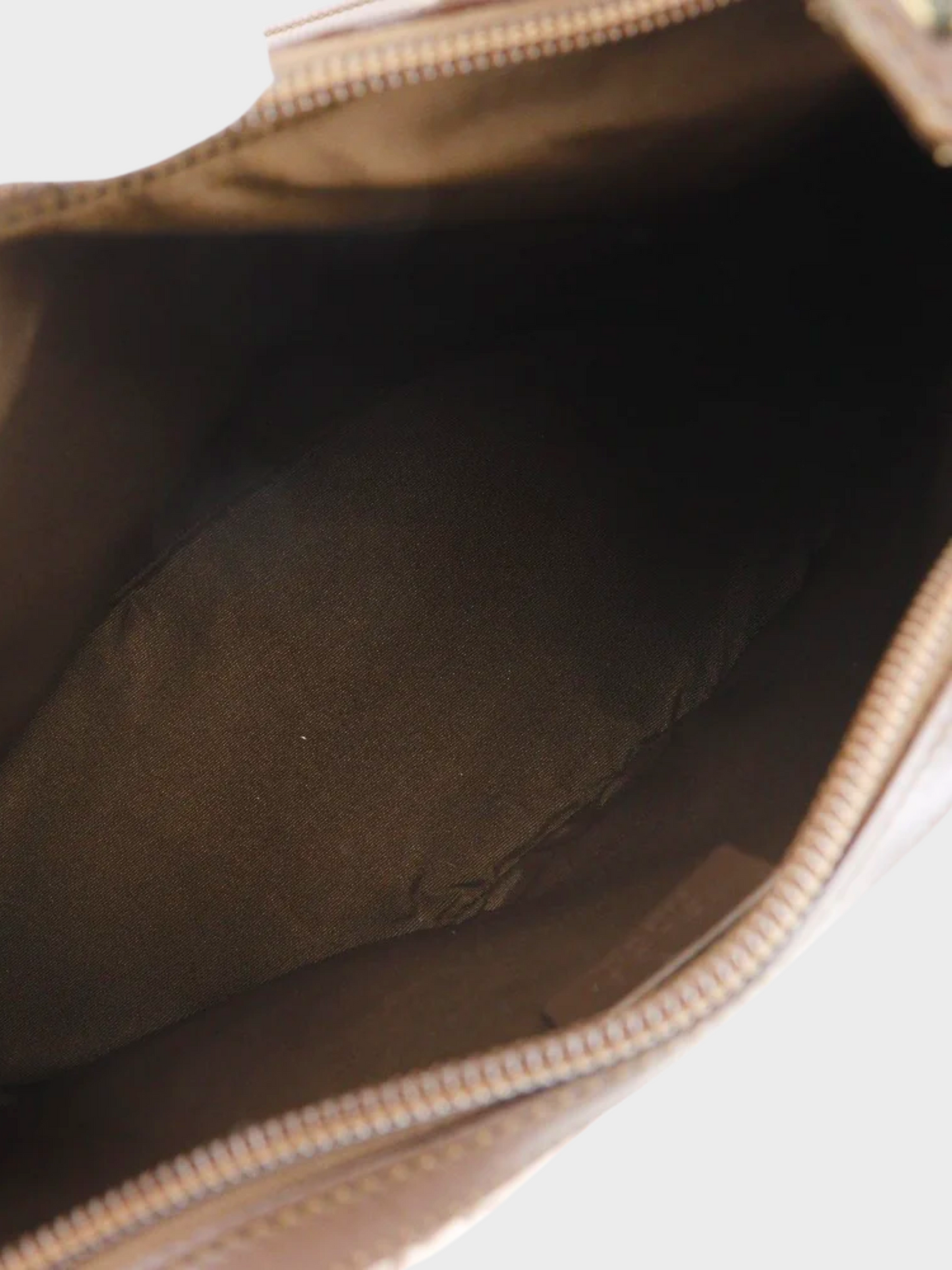 Gucci 2000s Brown Monogram Canvas Hobo Bag