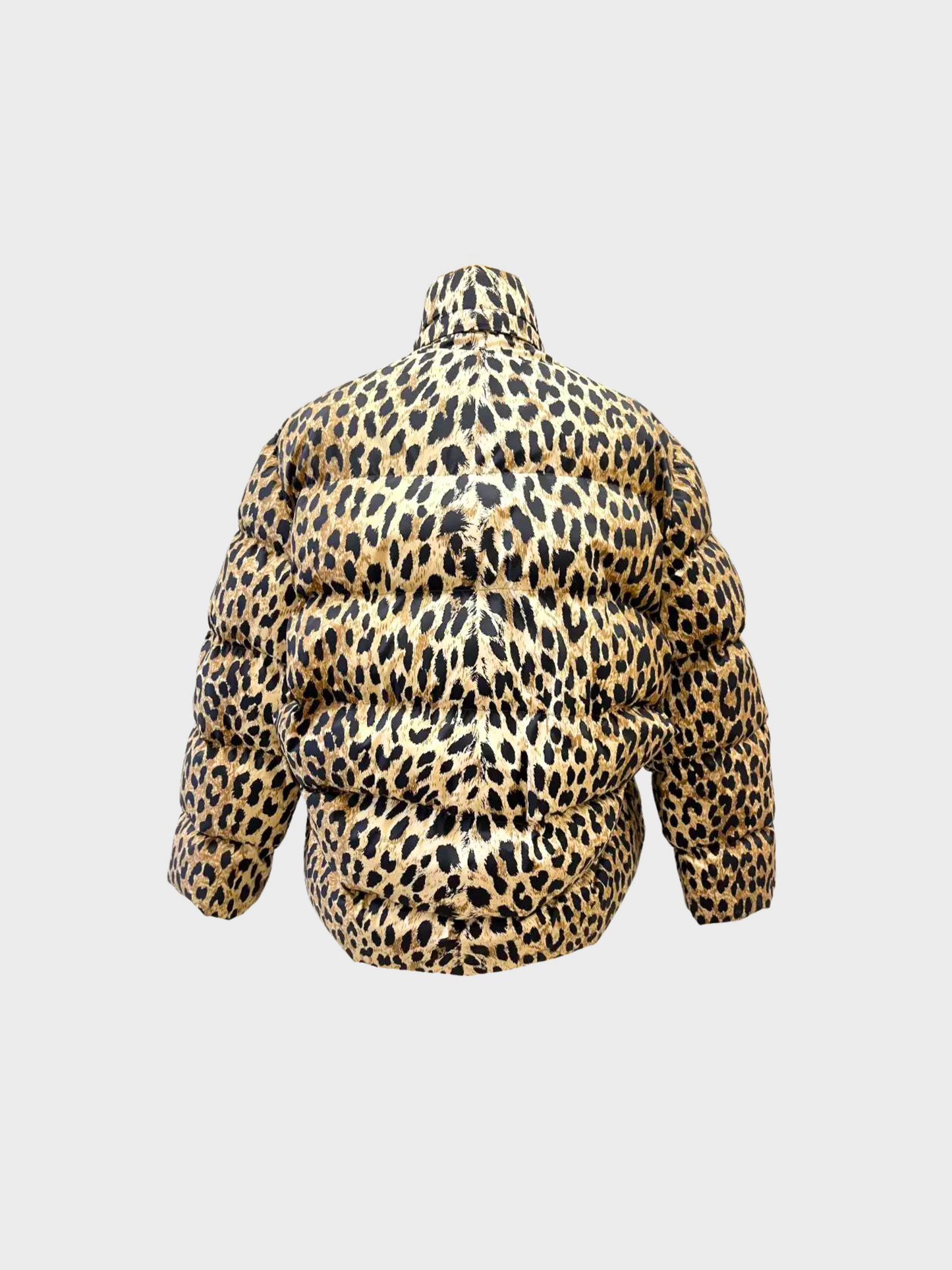 Balenciaga 2019 Leopard Print Puffer Coat