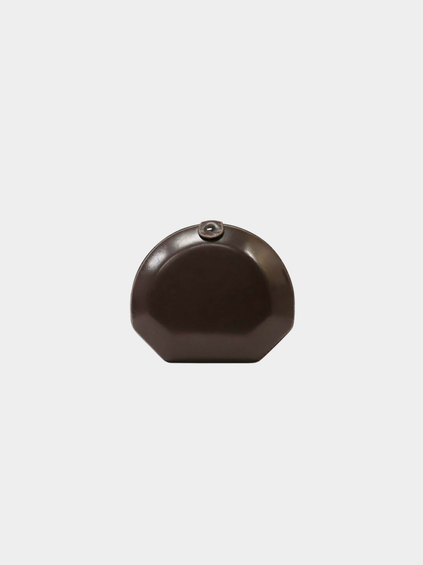 Gucci 2010s Brown Leather GG Round Bag
