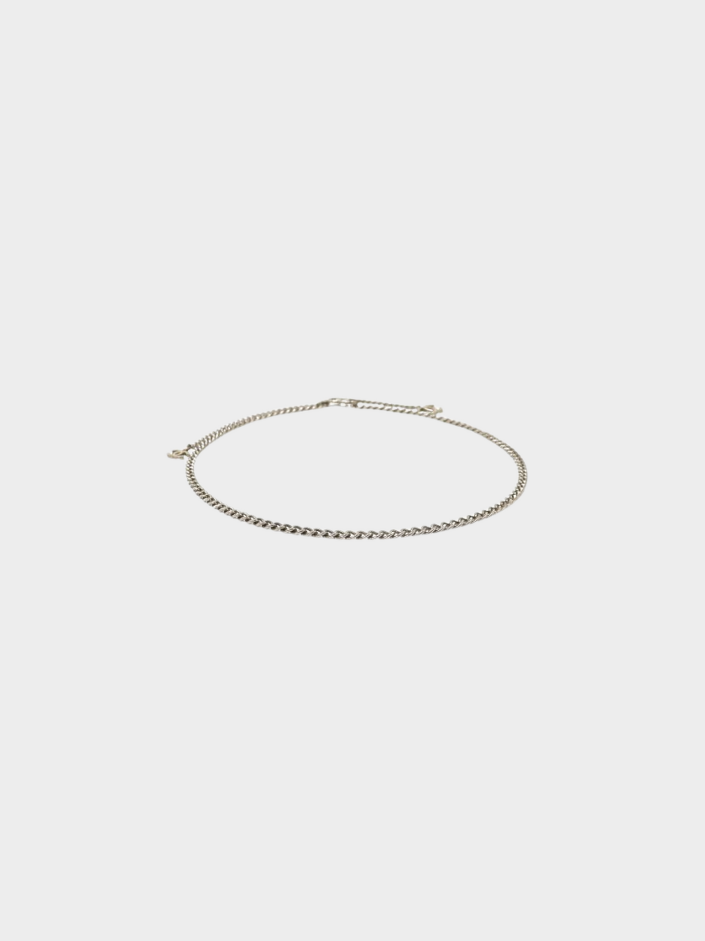 Chanel 2010s Silver Coco Chain Belt