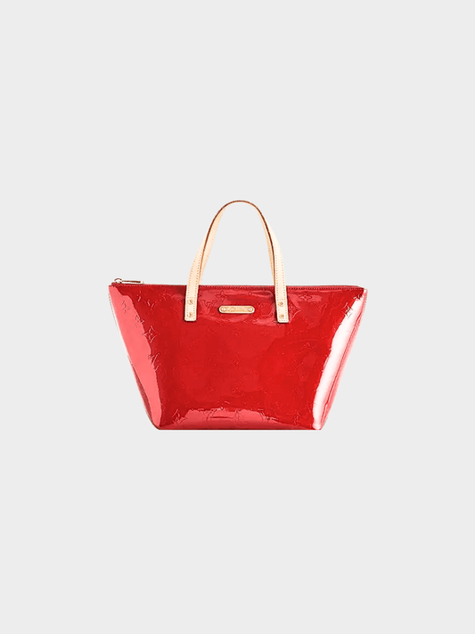 Louis Vuitton 2000s Bellevue PM Pomme D'Amour Monogram Vernis Tote
