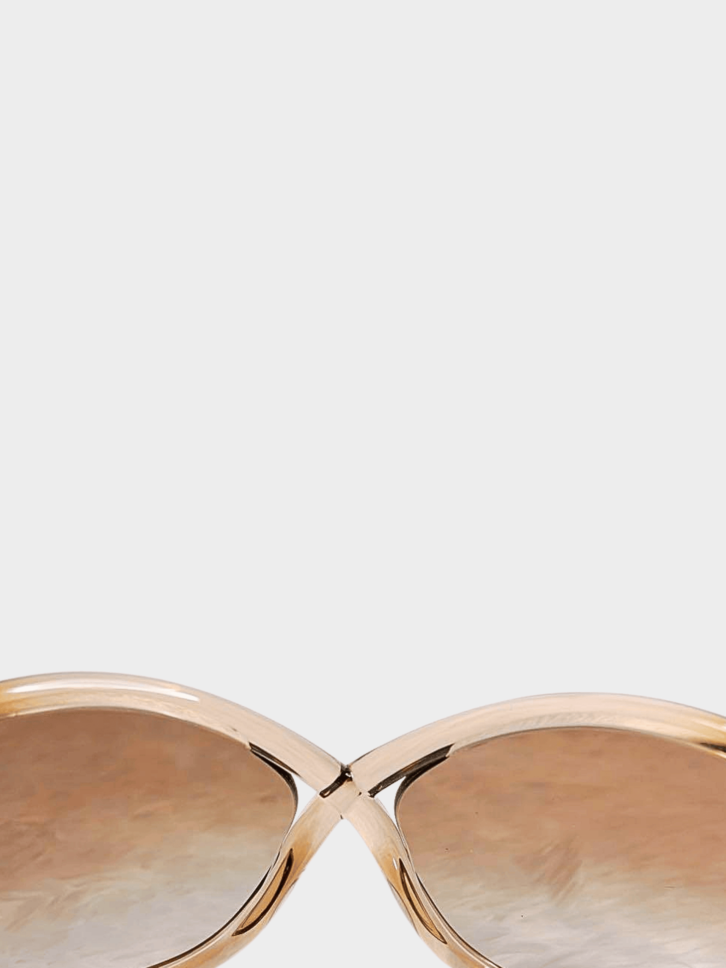 Tom Ford 2000s Brown Whitney TF9 Sunglasses