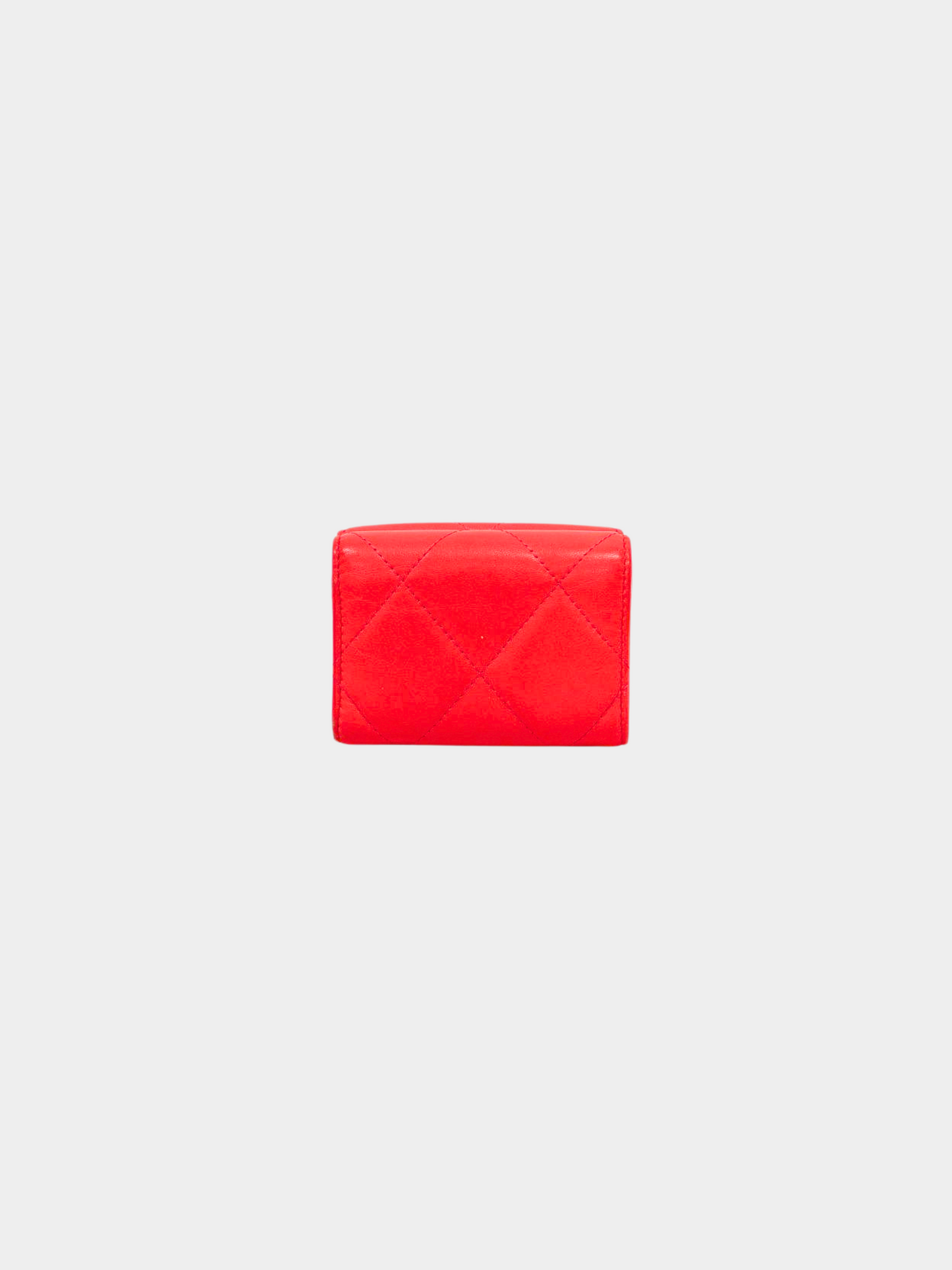 Chanel 2021 Red CC Wallet