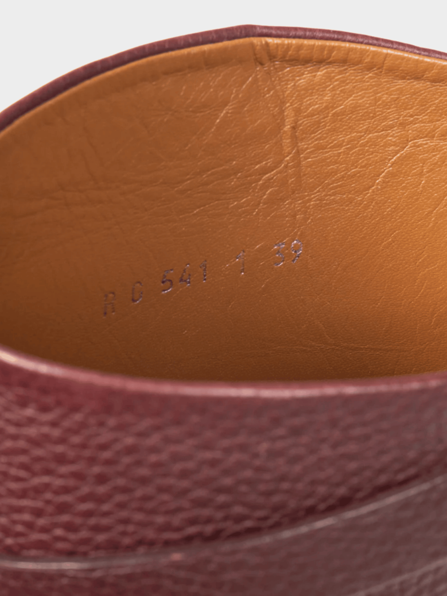 Valentino Garavani 2010s Burgundy Pebbled-Leather Rockstud-Buckle Riding Boots