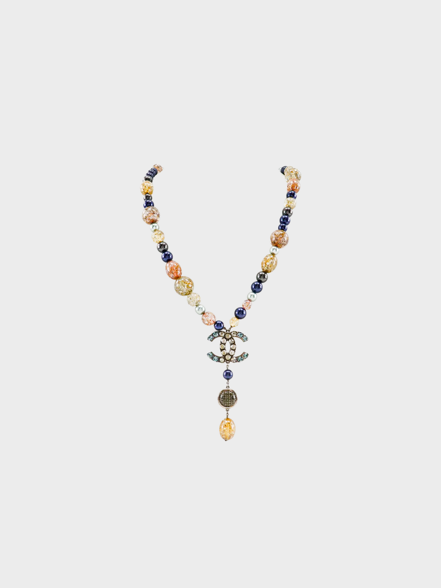 Chanel 2006 Spring Coco Multicolor Beaded Necklace