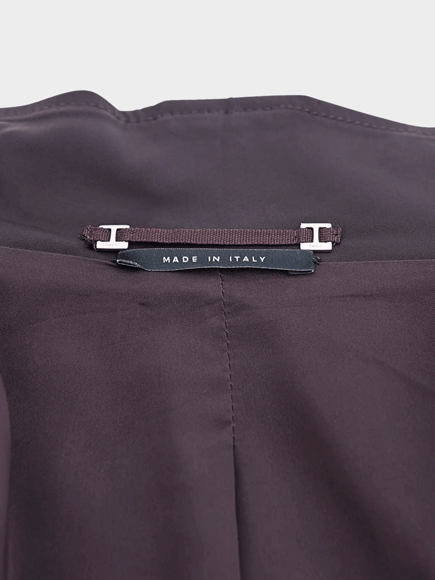 Gucci by Tom Ford FW 2004 Aubergine Taffeta Three Piece Set