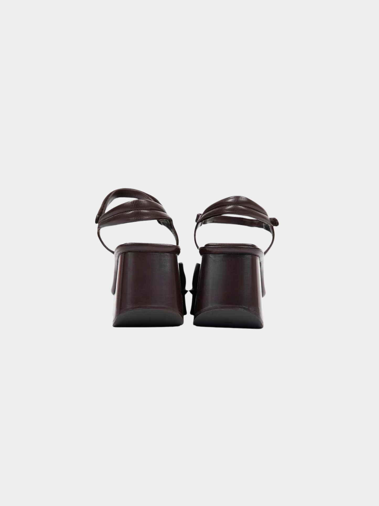 Prada 1999 Brown Platform Leather Heels