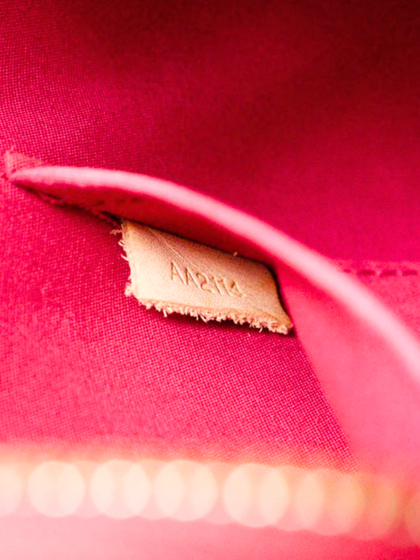 Louis Vuitton 2014 Red Alma Monogram Handbag