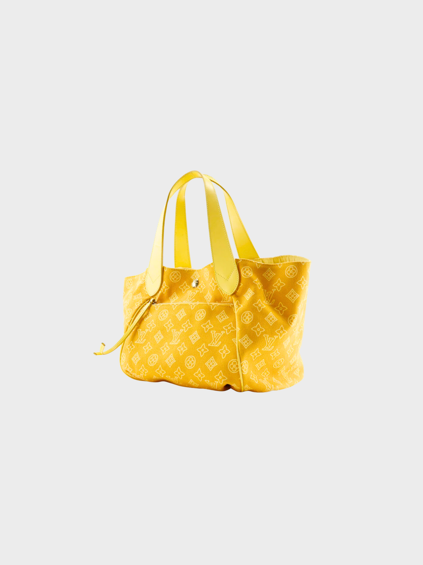 Louis Vuitton 2009 Yellow Monogram Canvas Caba Ipanema GM Tote Bag