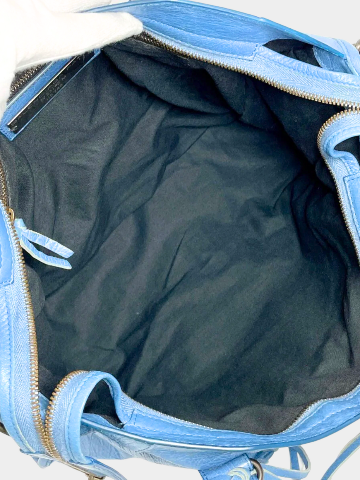 Balenciaga 2011 Blue Leather Classic City Bag