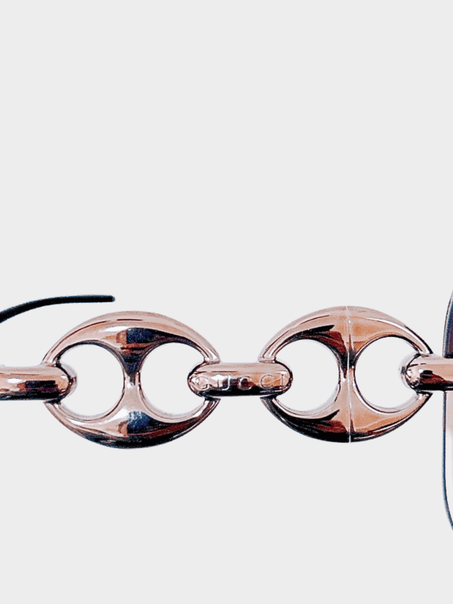 Gucci 2000s Brown Rimless Gradient Sunglasses