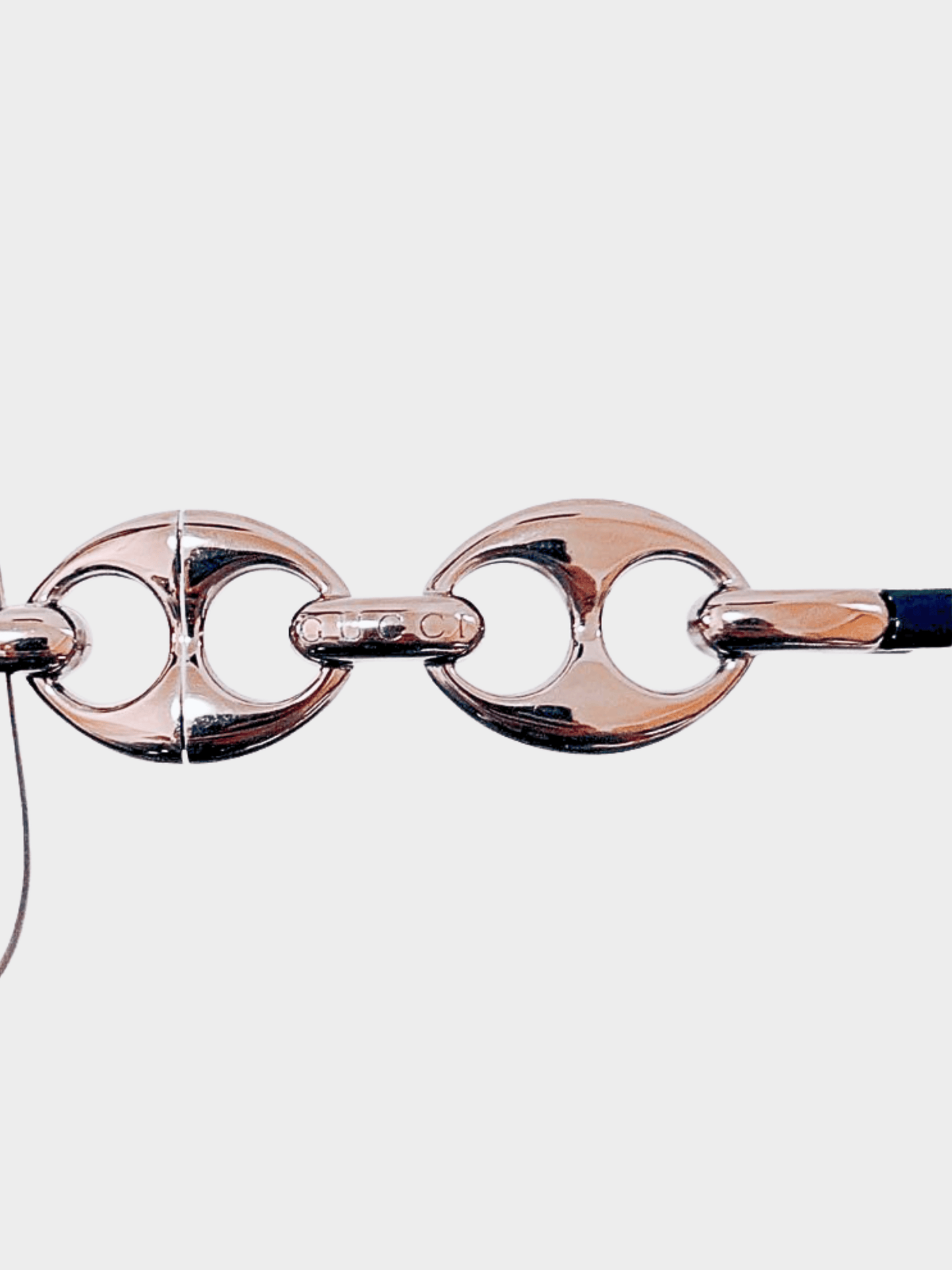 Gucci 2000s Brown Rimless Gradient Sunglasses