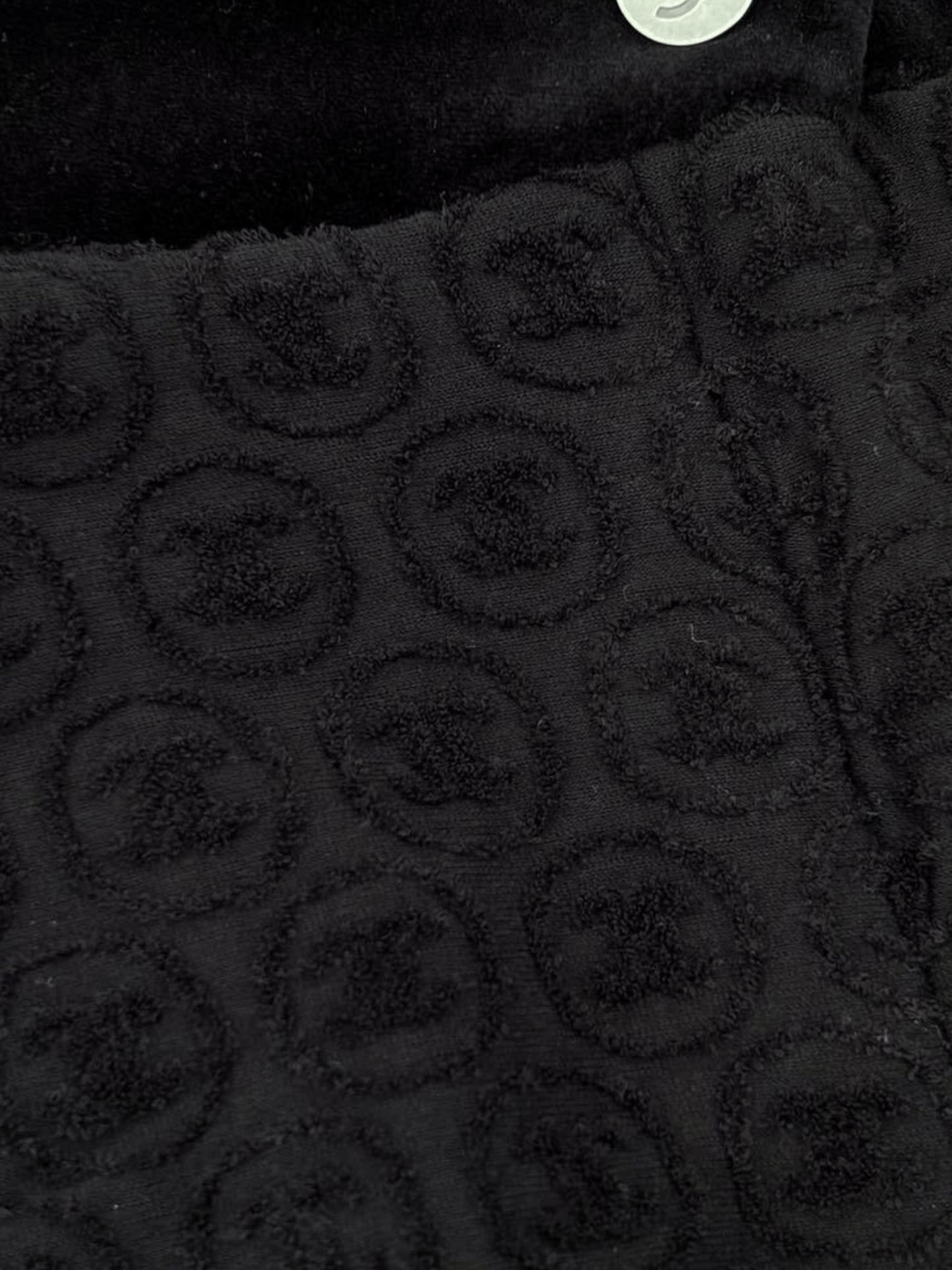 Chanel 2000s Black CC Logo Shorts