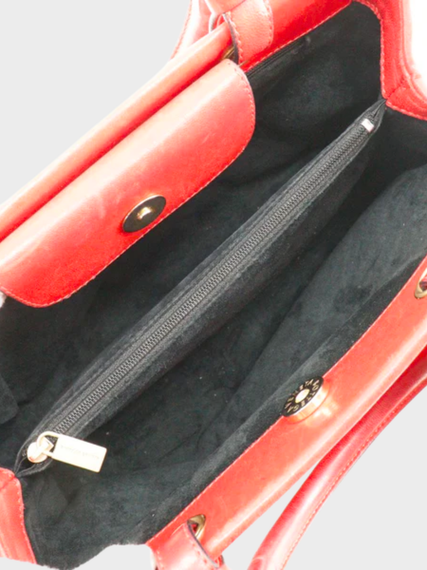 Bottega Veneta 2010s Red Intrecciato Tote Bag