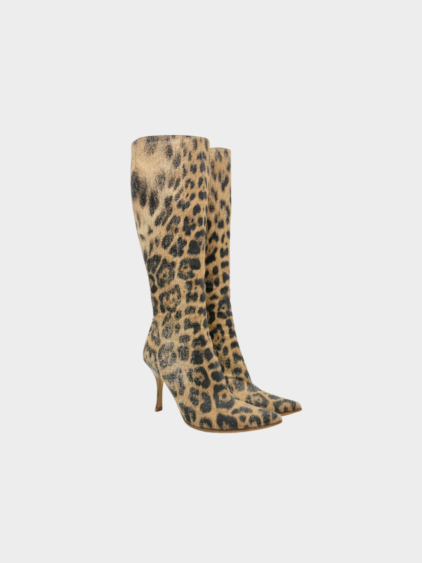 Roberto Cavalli 2000s Leopard Boots