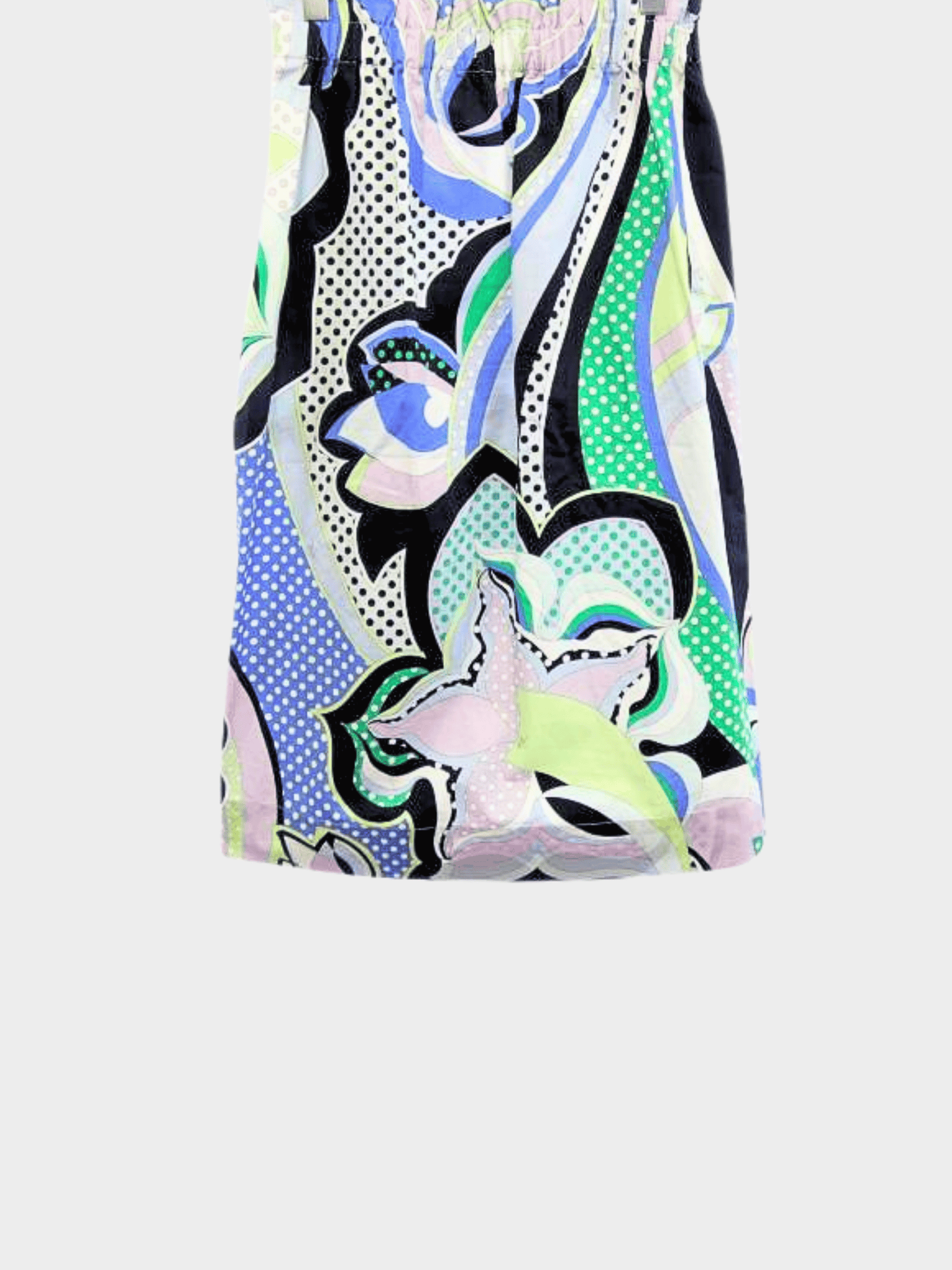 Emilio Pucci 2018 Multicolour Graphic Print Midi Skirt