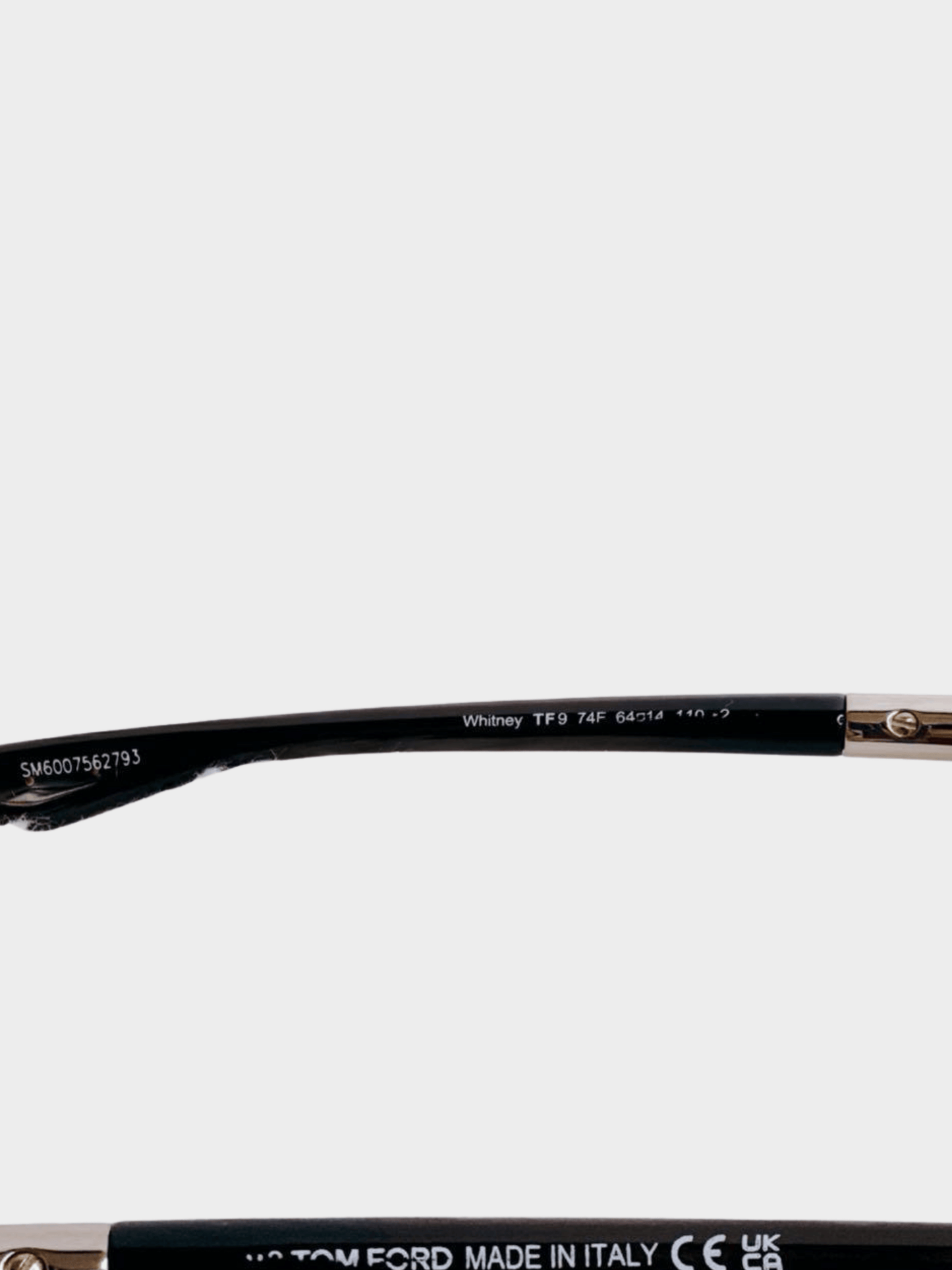Tom Ford 2000s Brown Whitney TF9 Sunglasses