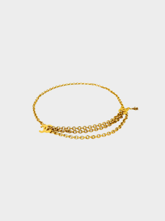 Chanel 2000s Gold CC Chain Belt